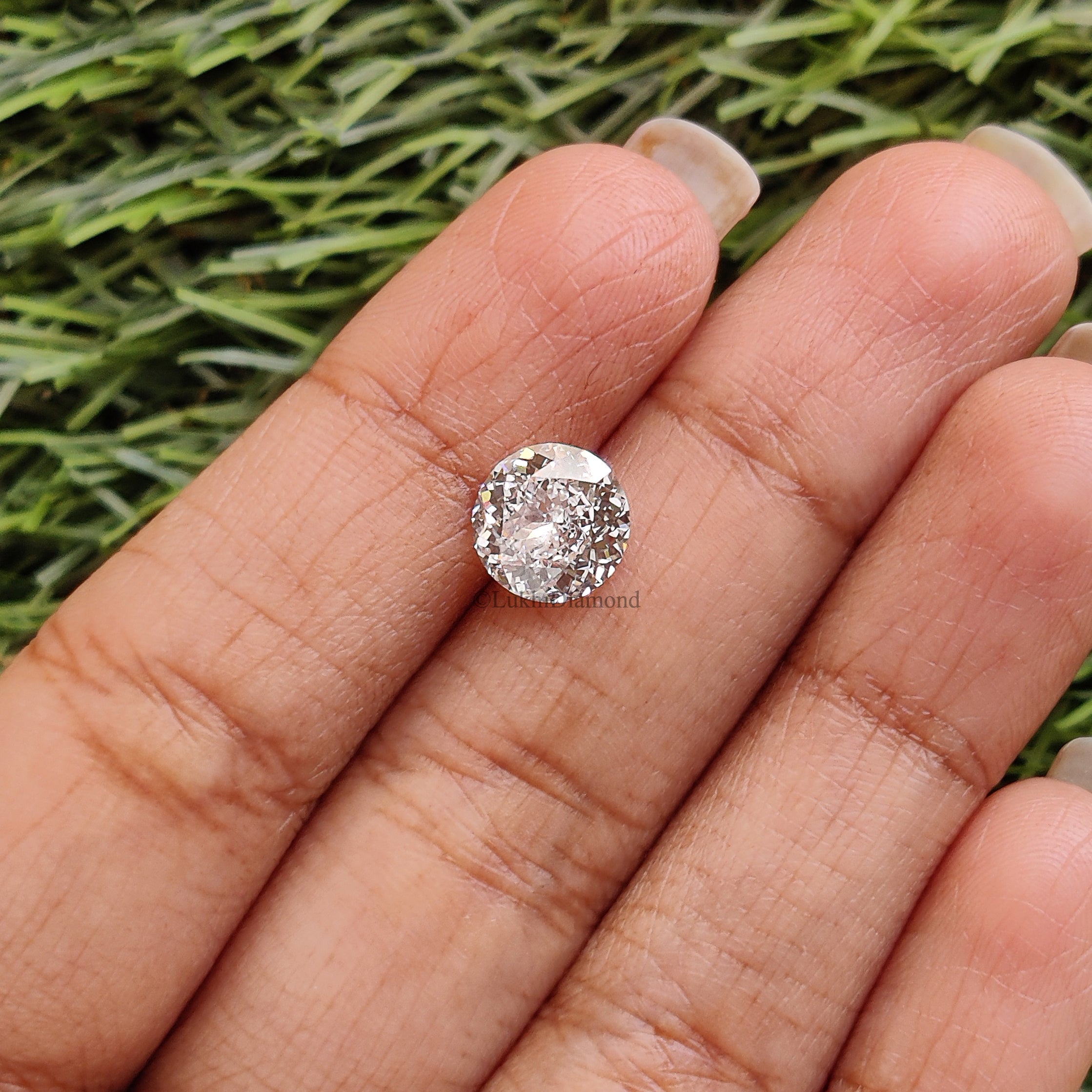 1.93 CT IGI Certified Round Portuguese Cut Diamond White - D Color VVS2 Clarity Lab Grown Lab Created Round Modified Cut CVD Diamond L3242