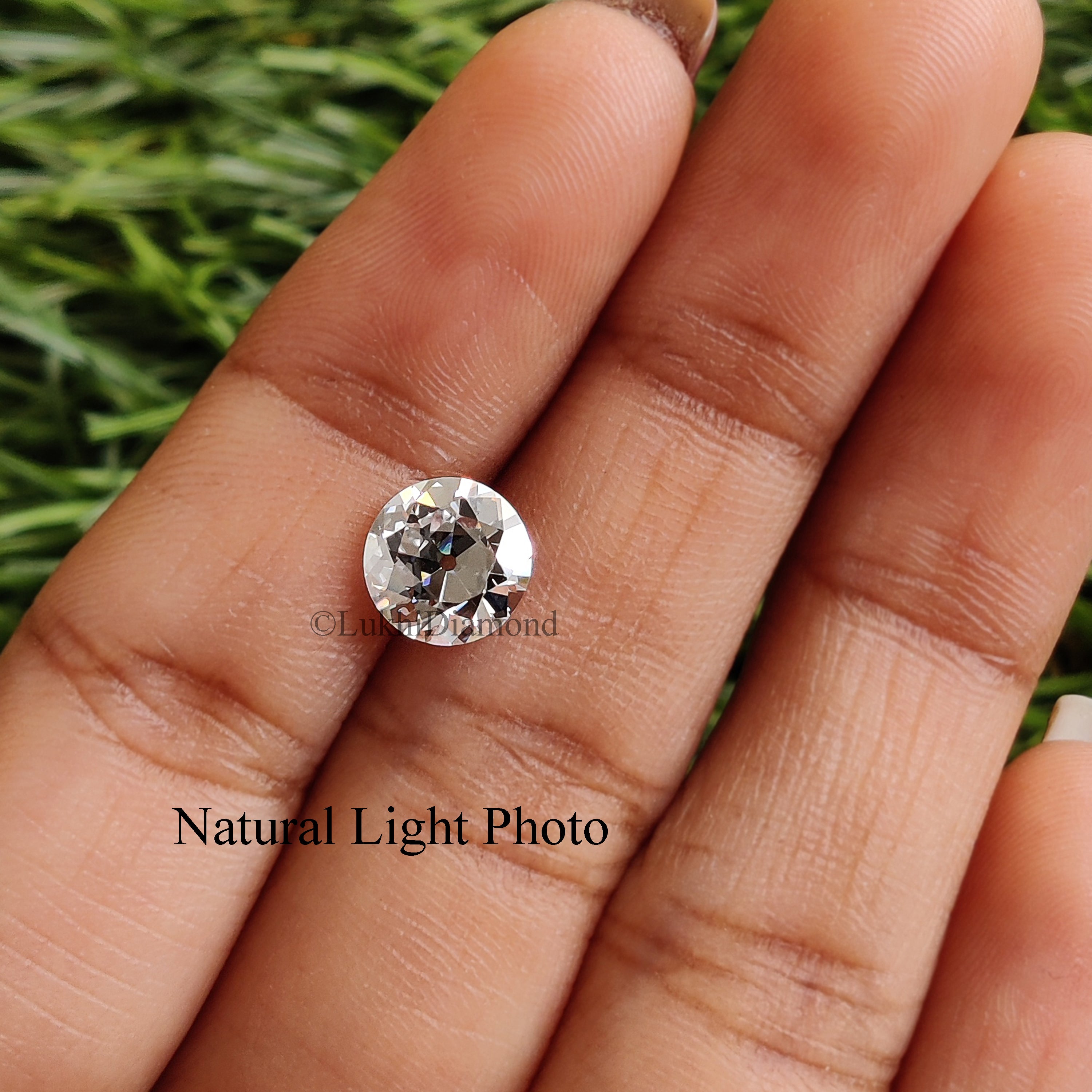 1.52 CT IGI Certified Old European Cut Diamond White - F Color VVS2 Clarity Lab Grown Diamond Lab Crated Round Old Cut CVD Diamond Q179