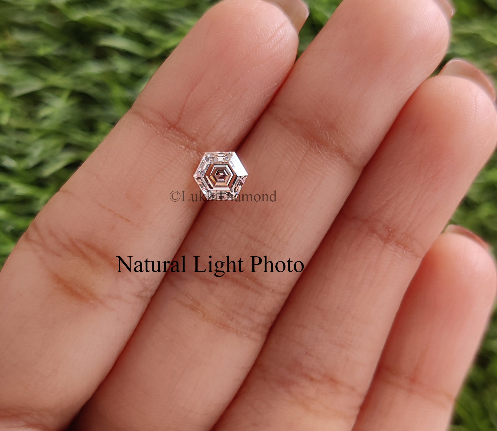 1.02 CT IGI Certified Hexagonal Step Cut Diamond Fancy Pink Color VVS1 Clarity Lab Grown Diamond Lab Created Hexagon CVD Diamond Q201