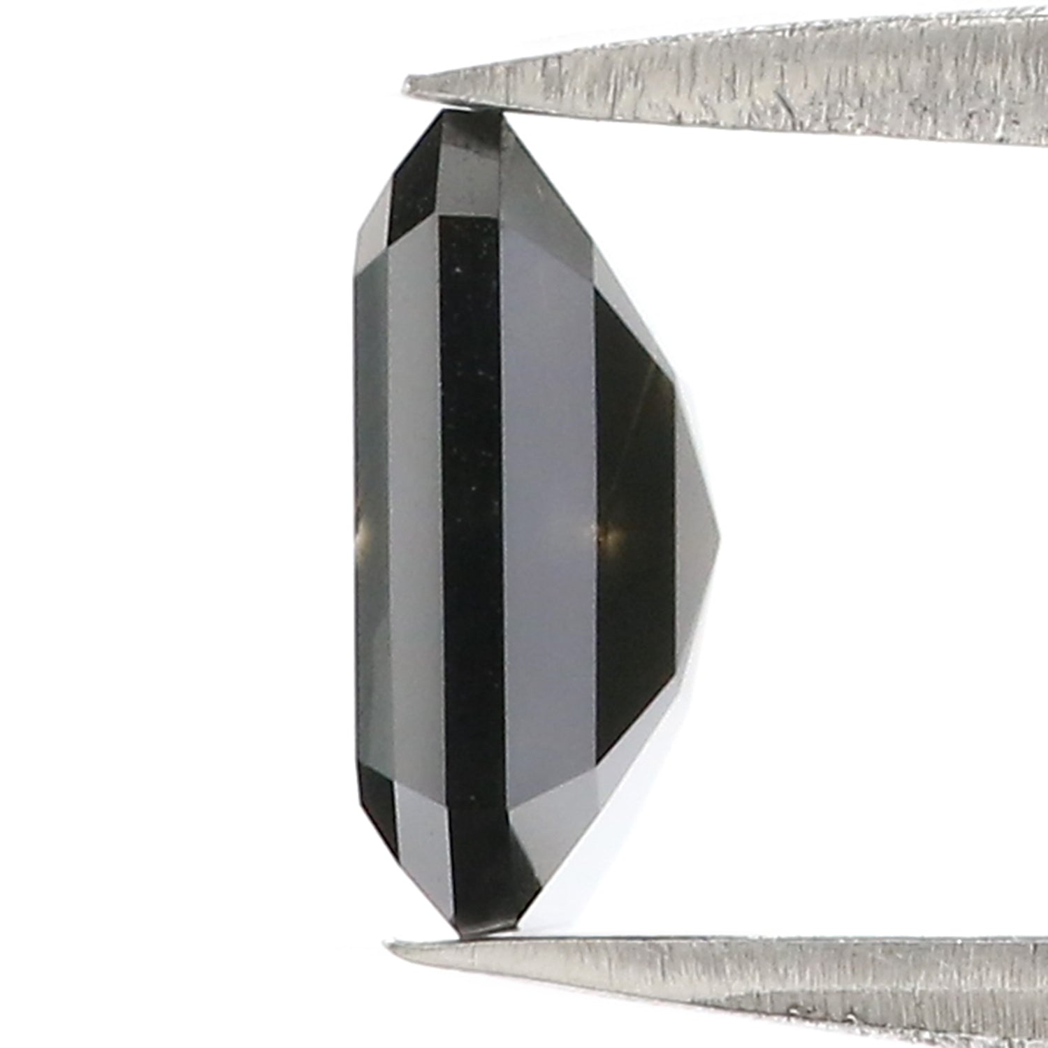 1.63 Ct Natural Loose Emerald Cut Diamond Black Color Emerald Shape Diamond 7.80 MM Natural Loose Diamond Emerald Shape Diamond QL8372