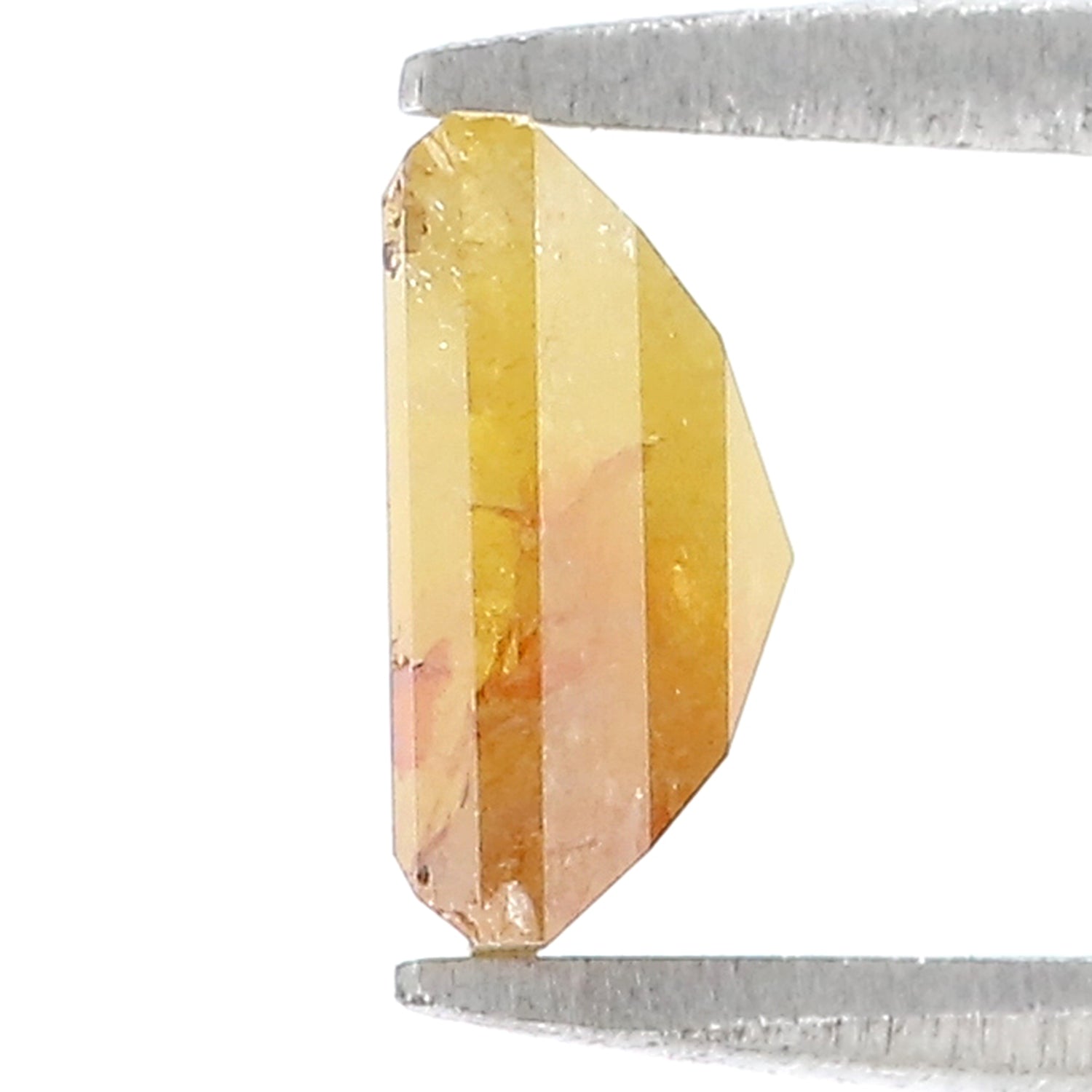 1.81 CT Natural Loose Square Shape Diamond Yellow Color Square Cut Diamond 7.40 MM Natural Loose Brown Color Square Rose Cut Diamond LQ6657