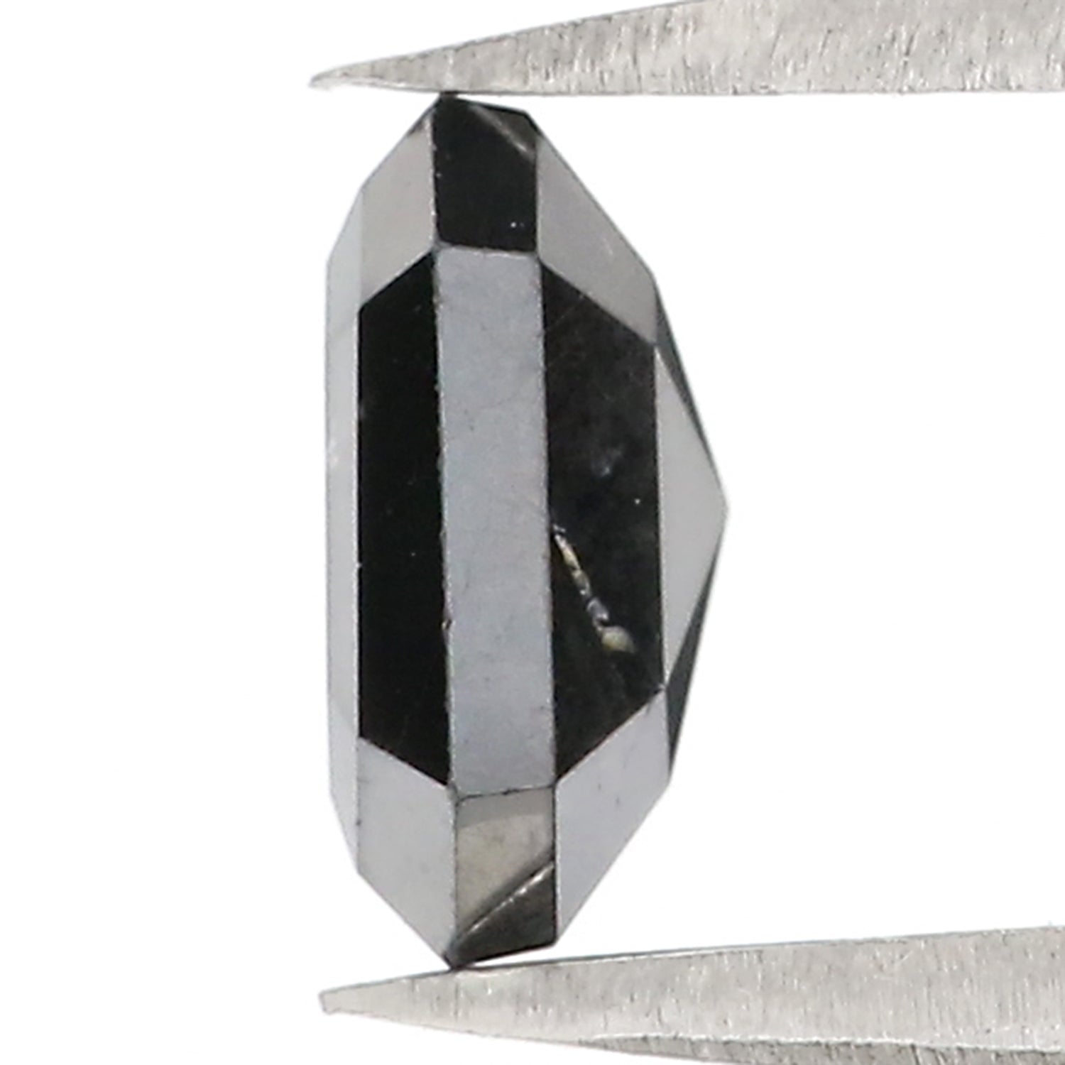 2.20 CT Natural Loose Emerald Shape Diamond Black Color Emerald Cut Diamond 7.95 MM Natural Loose Diamond Emerald Rose Cut Diamond QL3083