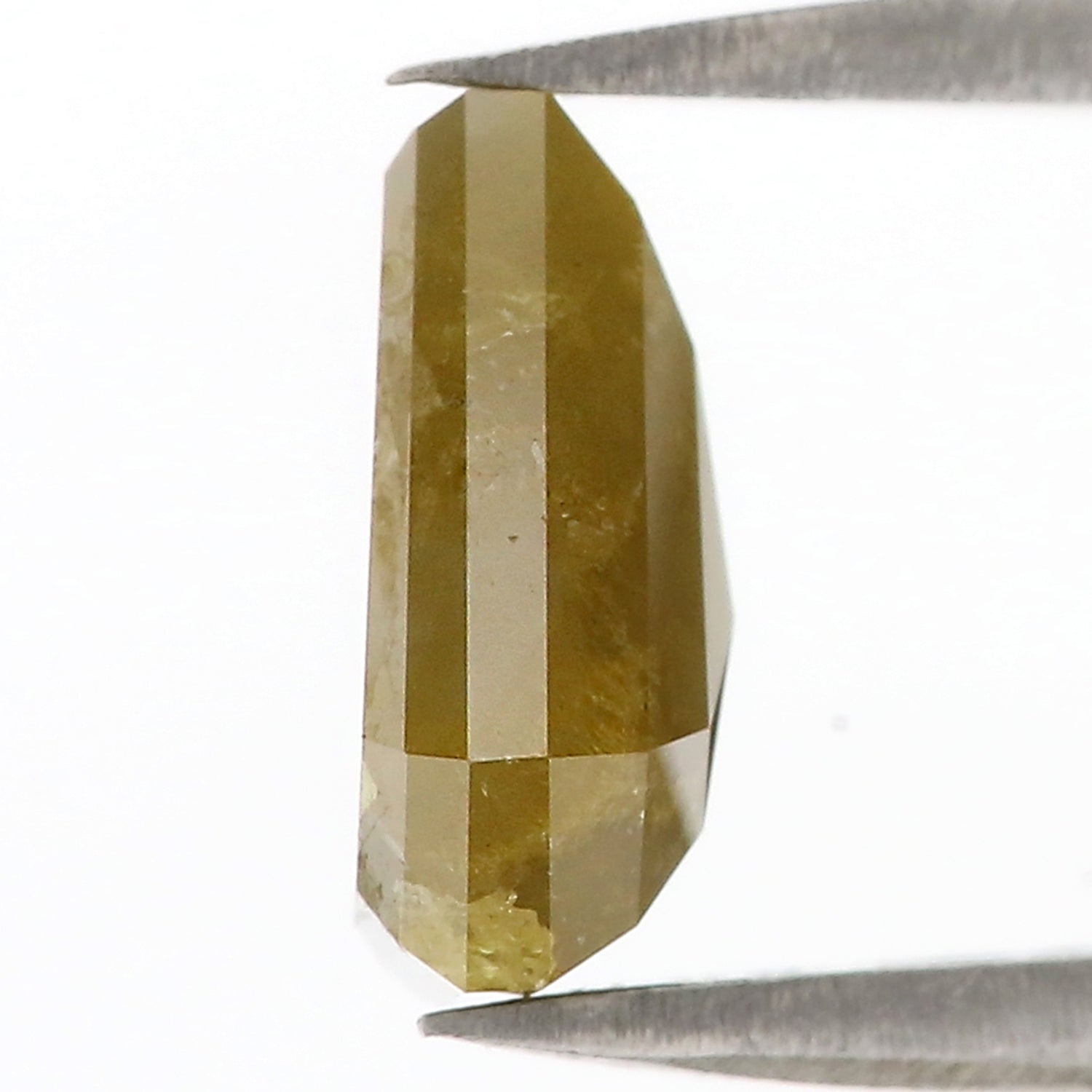 1.96 Ct Natural Loose Diamond, Coffin Cut Diamond, Yellow Diamond, Rustic Diamond, Antique Diamond, Real Diamond, Minimal Diamond KDL9586