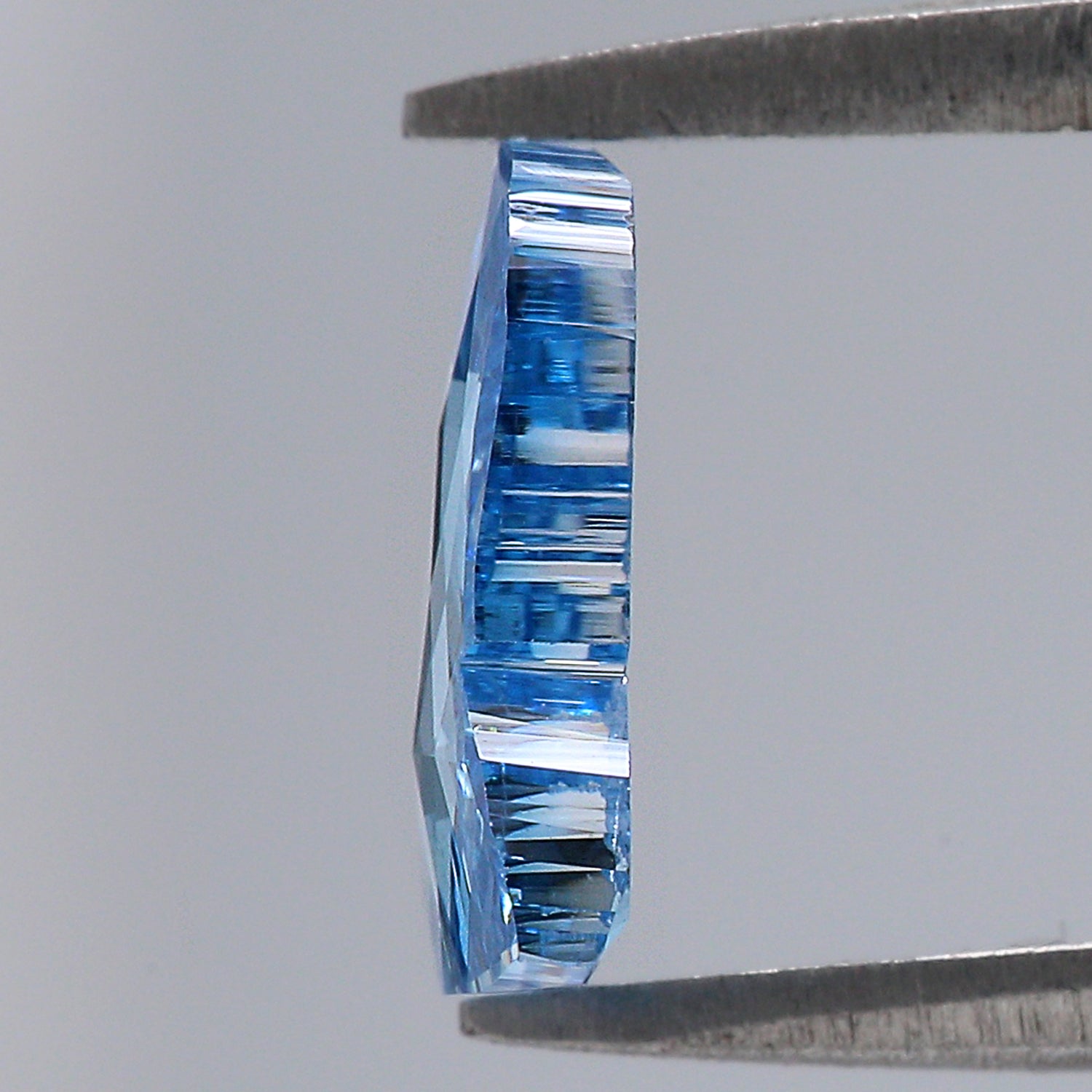 1.72 CT USA President Donald Trump Shape Lab grown Diamond Fancy Blue Color VS Clarity Diamond CVD Diamond Lab Created Face Cut Diamond L3260