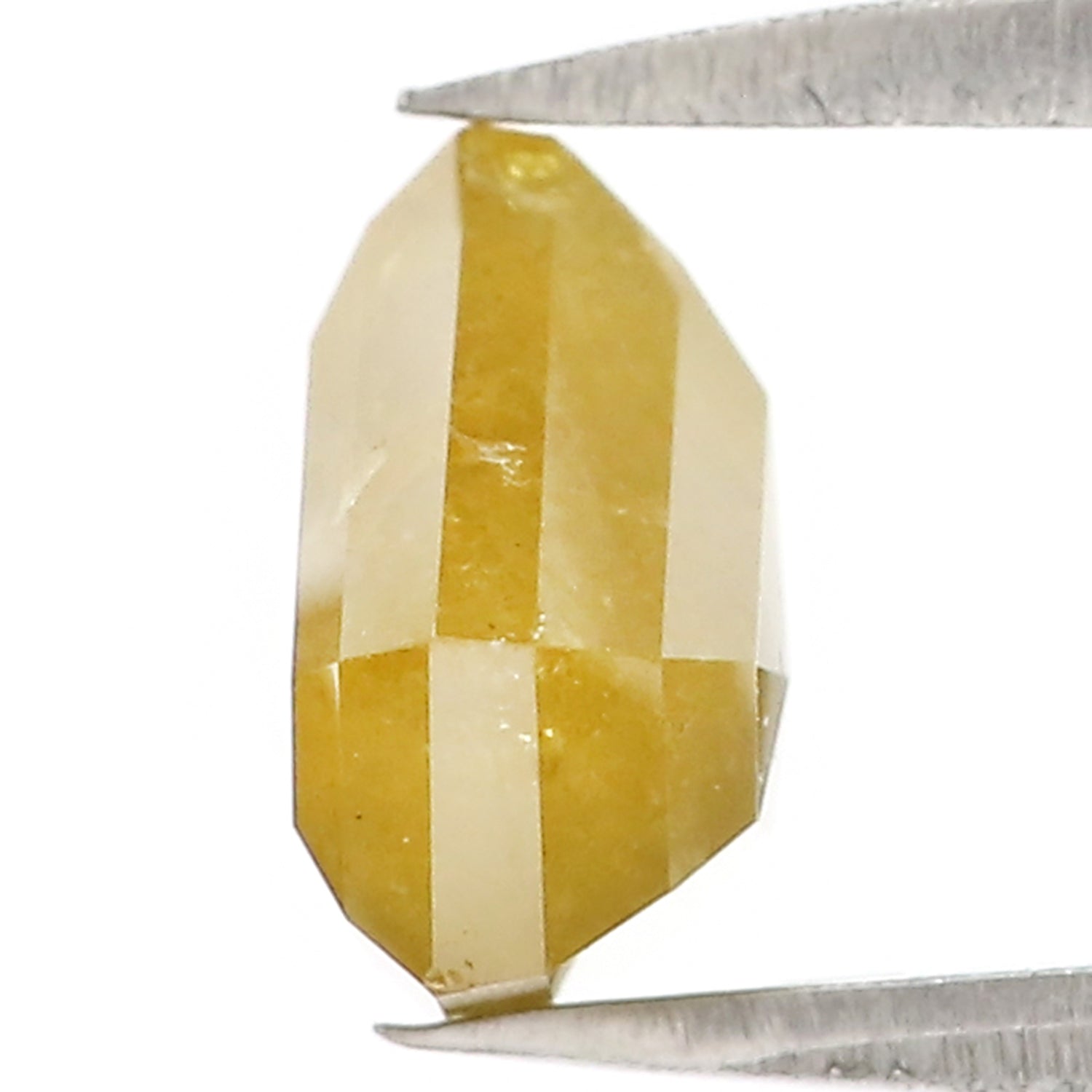 2.52 CT Natural Loose Shield Shape Diamond Yellow Color Shield Diamond 7.70 MM Natural Loose Yellow Diamond Shield Rose Cut Diamond QL9615