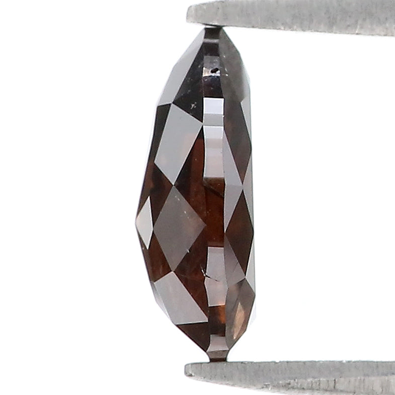 1.93 CT Natural Loose Pear Shape Diamond Brown Color Pear Cut Diamond 9.70 MM Natural Loose Brown Diamond Pear Rose Cut Diamond LQ3274