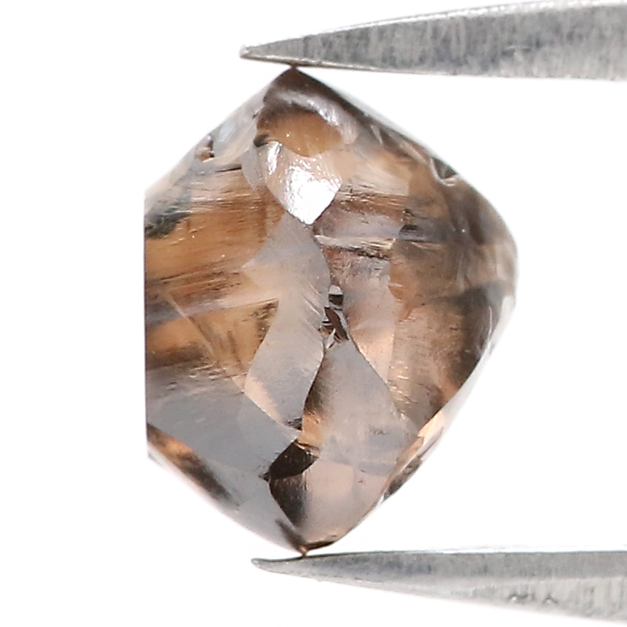 1.99 CT Natural Loose Rough Shape Diamond Brown Color Rough Cut Diamond 7.30 MM Natural Brown Diamond Rough Irregular Cut Diamond QL3103