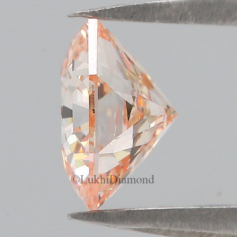 1.58 CT IGI Certified Octagonal Modified Brilliant Cut Fancy Pink Color VS2 Clarity Diamond Lab Grown CVD Diamond Lab Created Diamond L3207