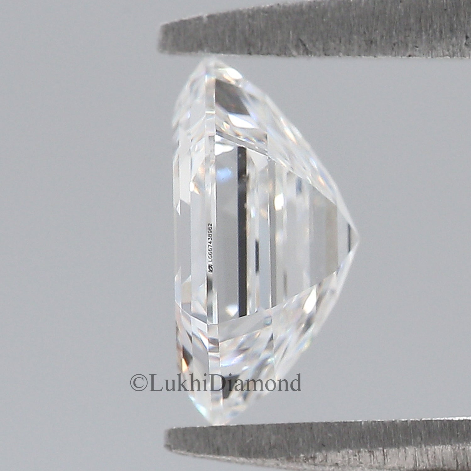 1.04 CT IGI Certified Hexagonal Step Cut Diamond White - E Color VVS2 Clarity Lab Grown Diamond Lab Created Diamond Hexagon Diamond L3209