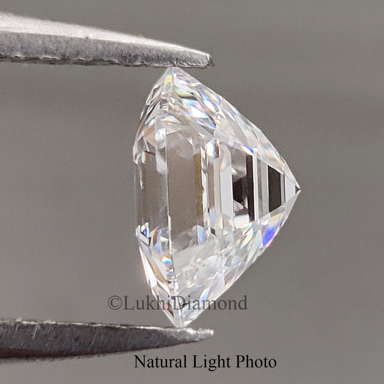 1.00 CT IGI Certified Hexagonal Step Cut Diamond White - E Color VS1 Clarity Lab Grown Diamond Lab Created Diamond Hexagon CVD Diamond Q192