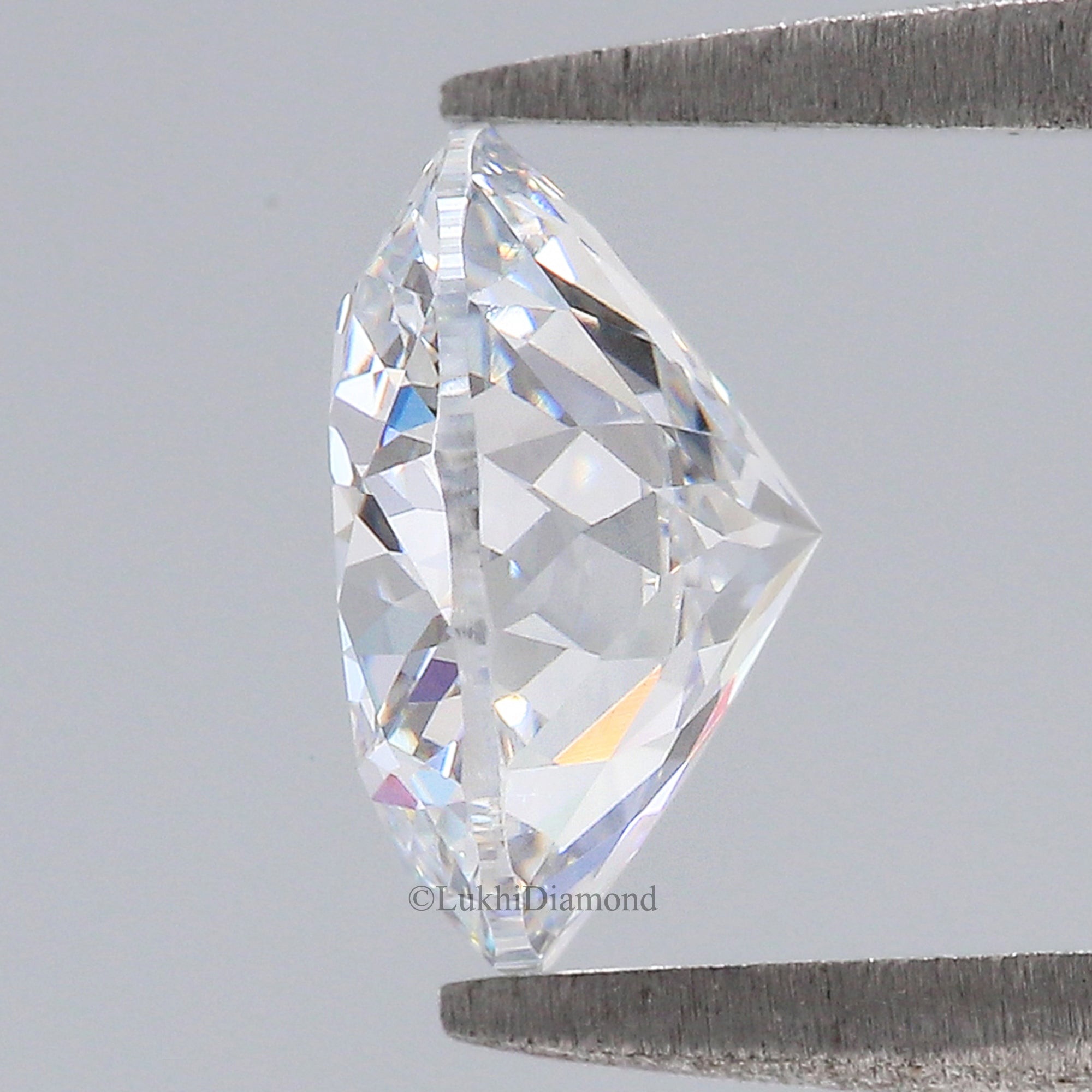 2.14 CT IGI Certified Round Portuguese Cut Diamond White - E Color VVS2 Clarity Lab Grown Lab Created Round Mixed Cut CVD Diamond L3256