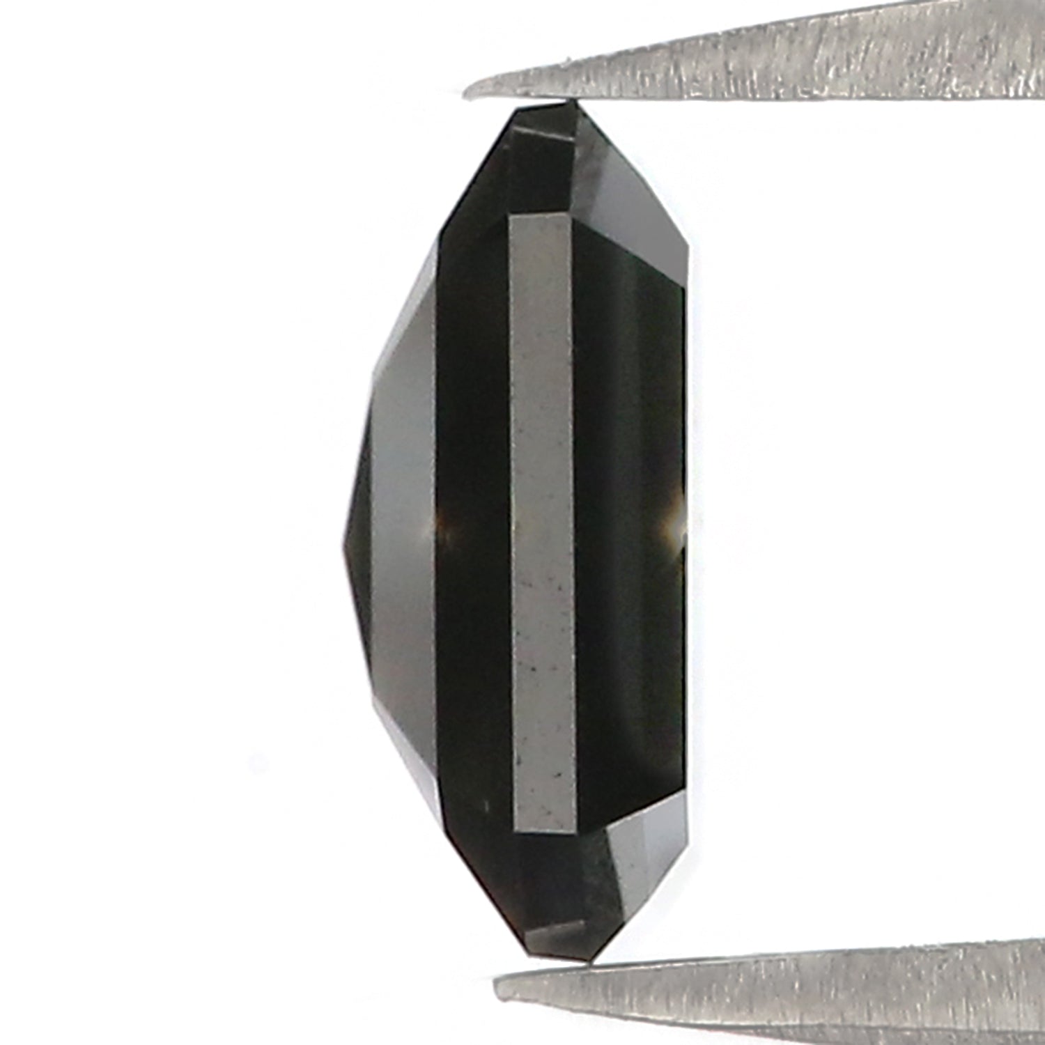 1.63 Ct Natural Loose Emerald Cut Diamond Black Color Emerald Shape Diamond 7.80 MM Natural Loose Diamond Emerald Shape Diamond QL8372