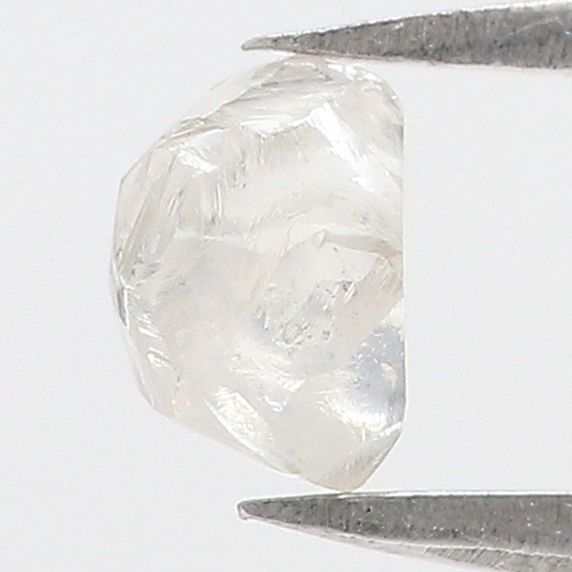 1.04 CT Natural Loose Rough Shape Diamond Milky White Color Rough Diamond 5.70 MM Natural Loose Diamond Rough Irregular Cut Diamond QL3115