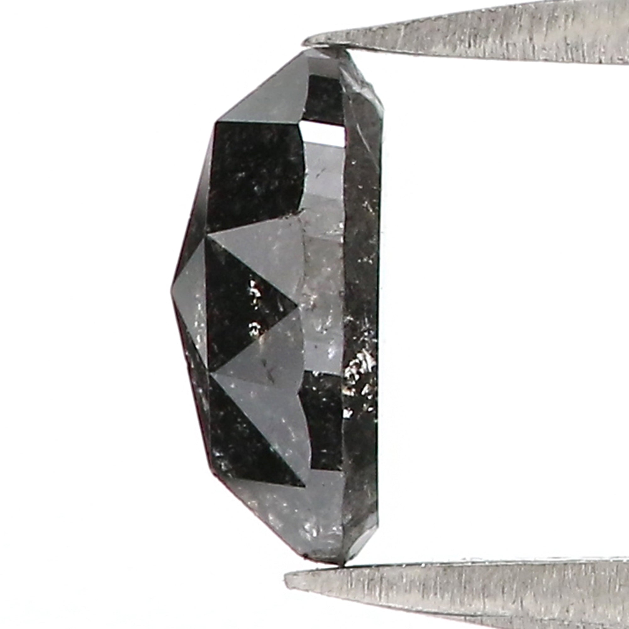 0.61 CT Natural Loose Marquise Shape Diamond Salt And Pepper Marquise Rose Cut Diamond 6.95 MM Black Grey Color Marquise Cut Diamond QL3137