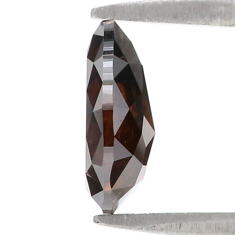 1.93 CT Natural Loose Pear Shape Diamond Brown Color Pear Cut Diamond 9.70 MM Natural Loose Brown Diamond Pear Rose Cut Diamond LQ3274