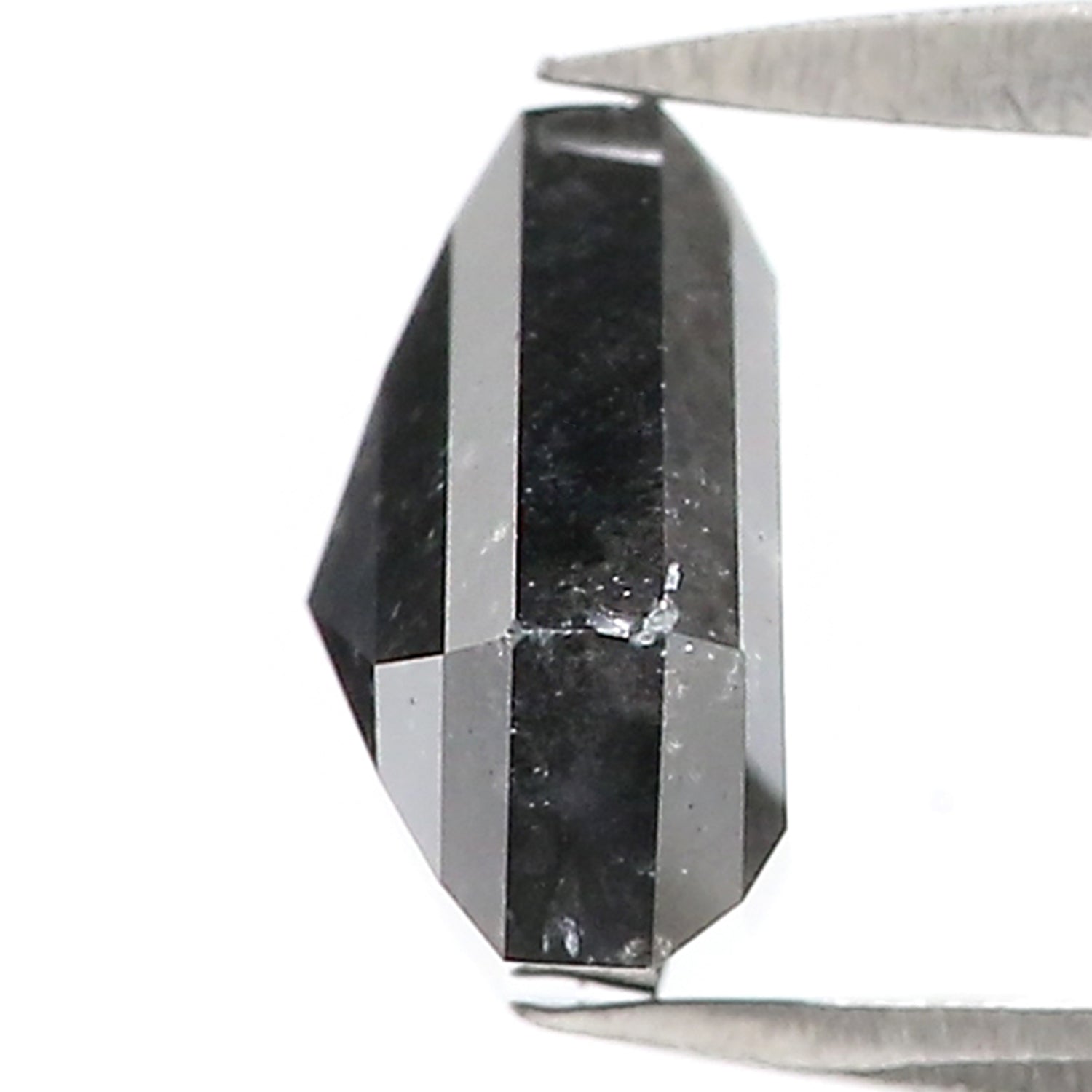 2.85 Ct Natural Loose Shield Diamond Black Color Shield Cut Diamond 11.80 MM Natural Loose Diamond Black Color Shield Shape Diamond QL8767