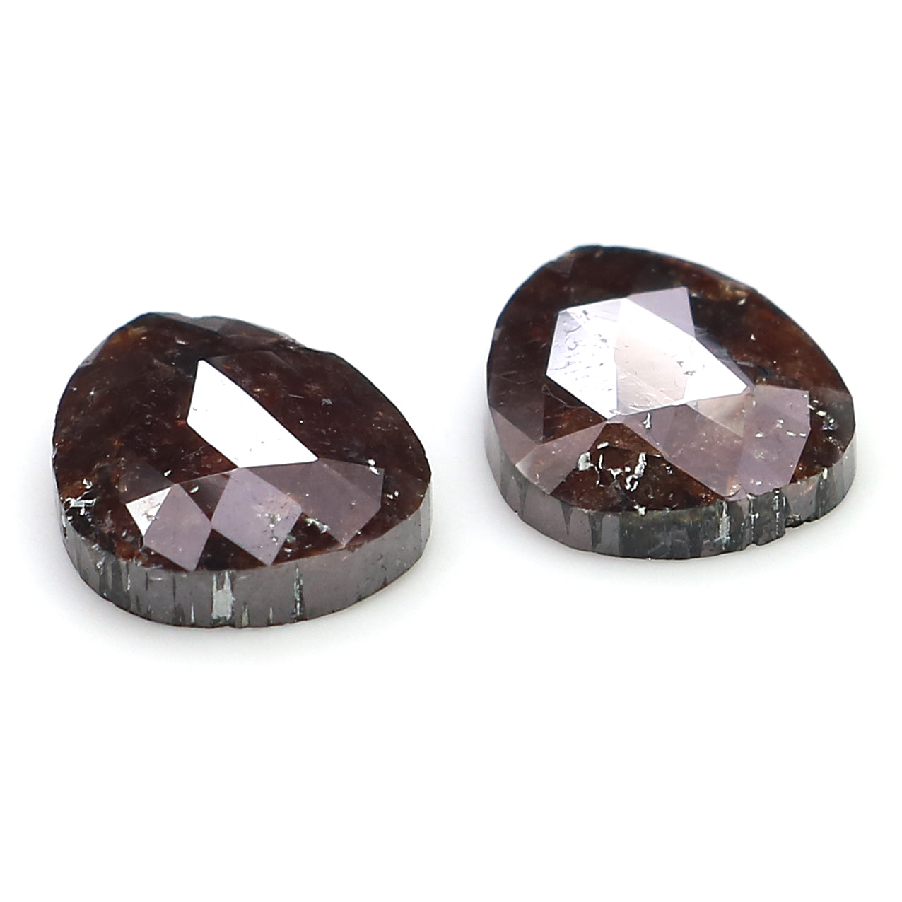 2.93 CT Natural Loose Pear Shape Pair Diamond Brown Color Diamond 9.45 MM Natural Loose Diamond Pear Cut Diamond Pear Pair Diamond LQ3160