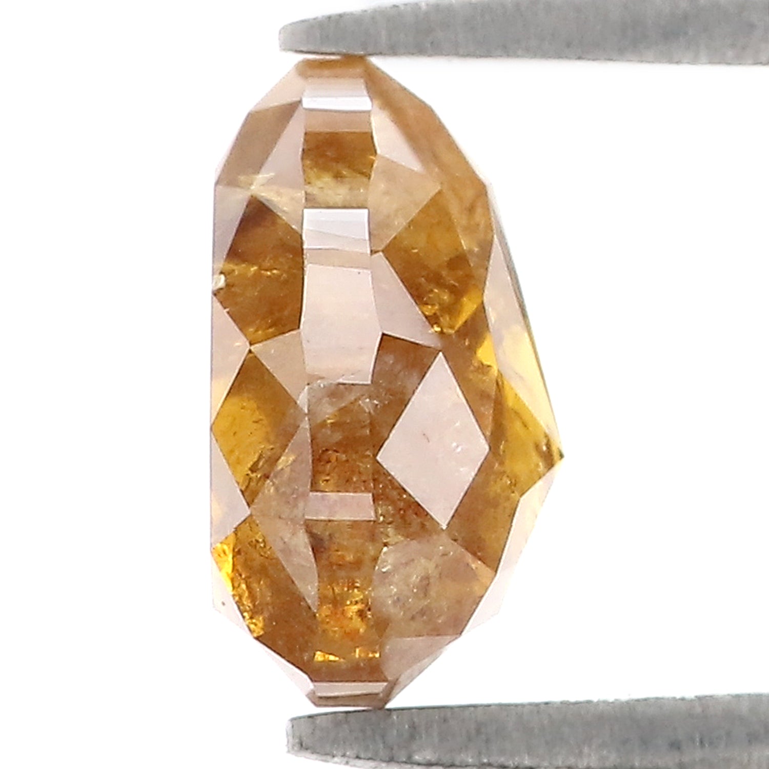 2.63 CT Natural Loose Pear Shape Diamond Yellow Color Pear Cut Diamond 9.00 MM Natural Loose Yellow Color Pear Rose Cut Diamond LQ3276