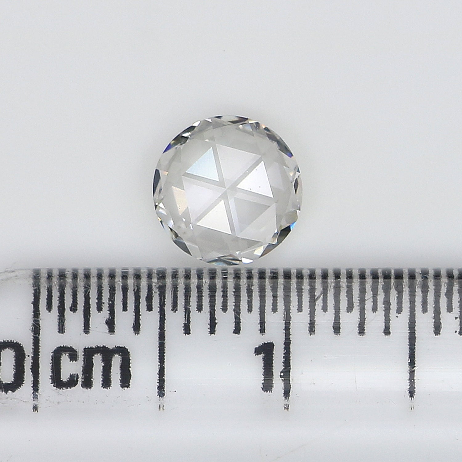 5.00 mm, 5.50 mm, 6.00 mm, Round Rose Cut Diamond E/F Color VS Clarity Lab Grown Diamond Lab Created Loose Diamond for Engagement Ring Q113