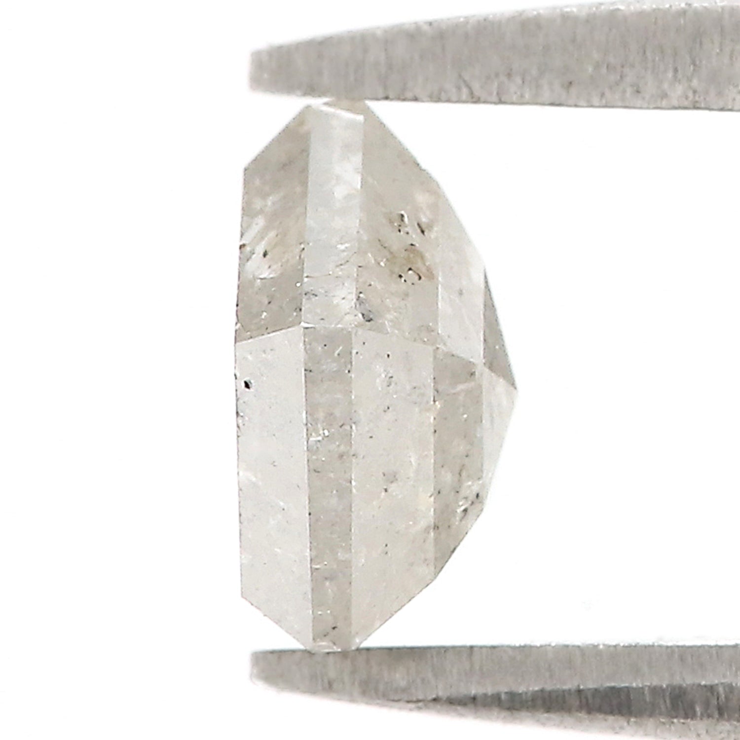 1.28 Ct Natural Loose Pentagon Shape Diamond Grey Color Pentagon Cut Diamond 6.75 MM Natural Grey Diamond Pentagon Rose Cut Diamond QL9877