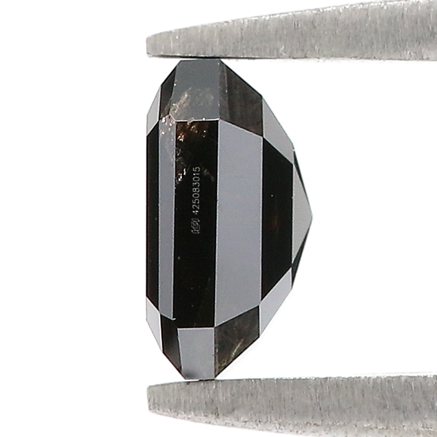 1.22 Ct IGI CERTIFIED Natural Loose Radiant Shape Diamond Fancy Black Color Radiant Cut Diamond 6.30 MM Natural Radiant Cut Diamond QL8539