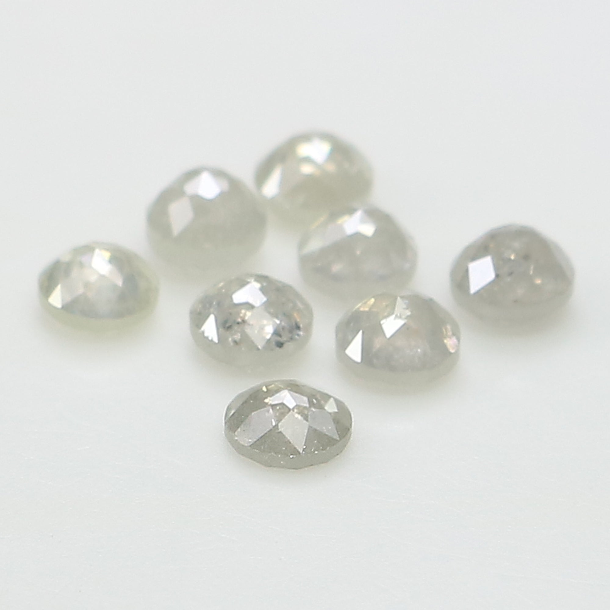 1.17 CT Natural Loose Round Rose Cut Diamond Grey Color Round Shape Diamond 3.00 MM Natural Loose Grey Color Round Rose Cut Diamond LQ3213