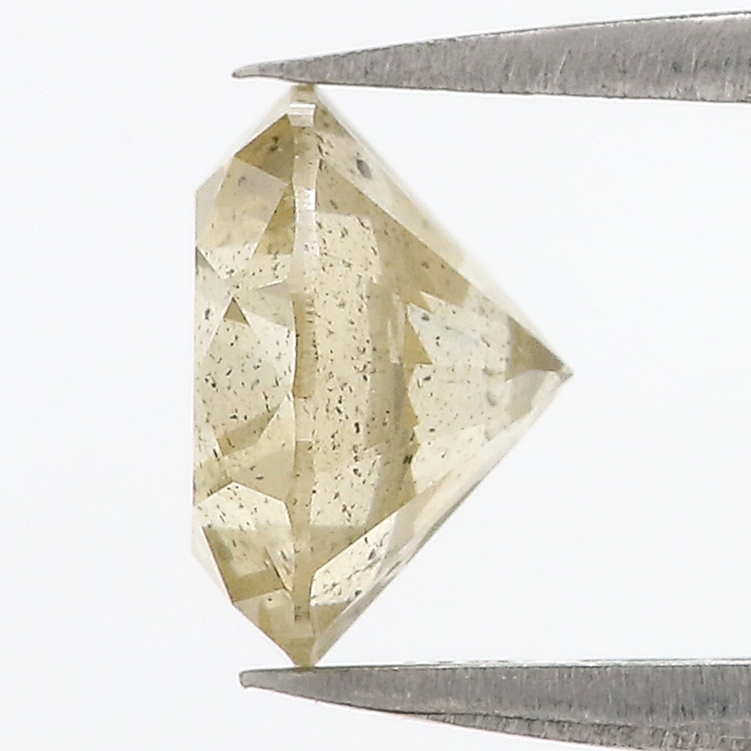 1.97 Ct Natural Loose Round Brilliant Cut Diamond Yellow Color Diamond 7.80 MM Natural Diamond Yellow Color Round Shape Diamond LQ3058