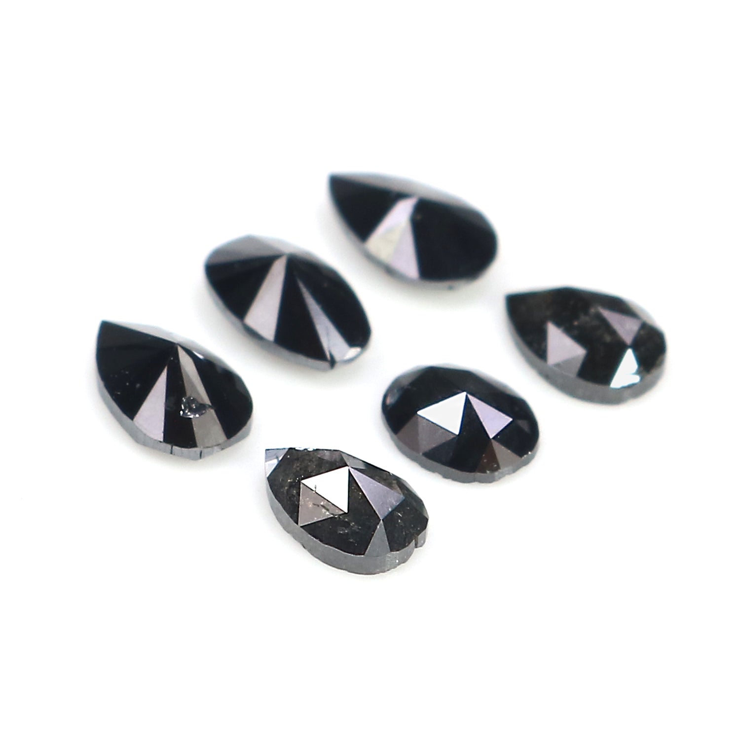 1.19 CT Natural Loose Mix Shape Diamond Black Color Mix Shape Diamond 4.00 MM Natural Loose Black Color Mix Shape Rose Cut Diamond LQ9126