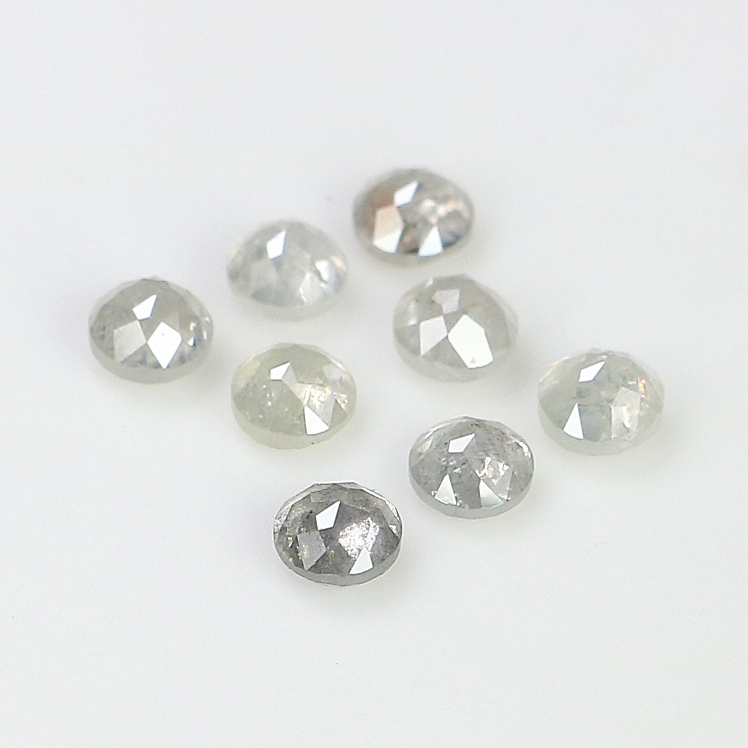 1.32 CT Natural Loose Round Rose Cut Diamond Grey Color Round Shape Diamond 3.05 MM Natural Loose Grey Color Round Rose Cut Diamond LQ3265