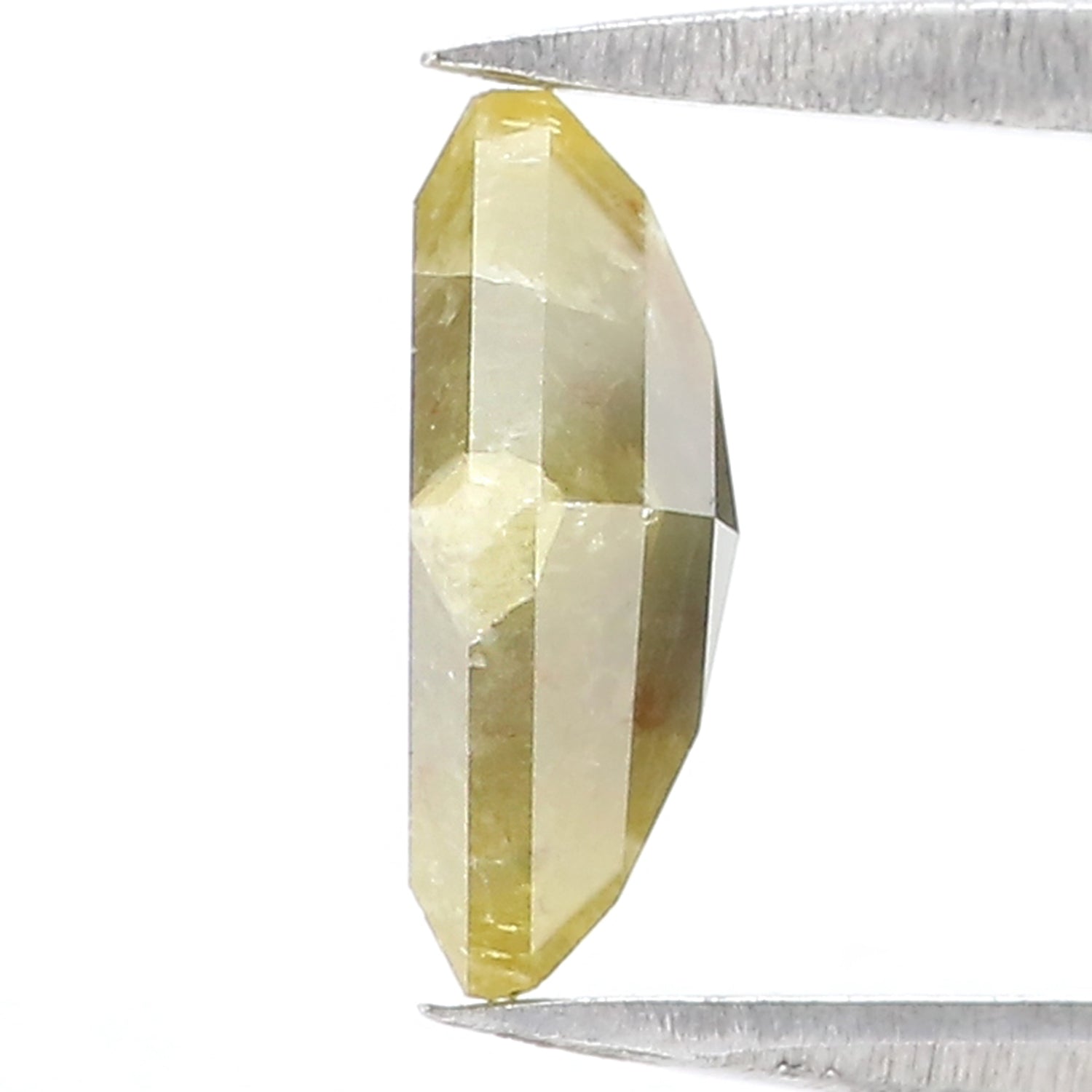 1.61 Ct Natural Loose Kite Shape Diamond Yellow Color Kite Shape Diamond 9.60 MM Natural Loose Diamond Yellow Kite Rose Cut Diamond QL8814