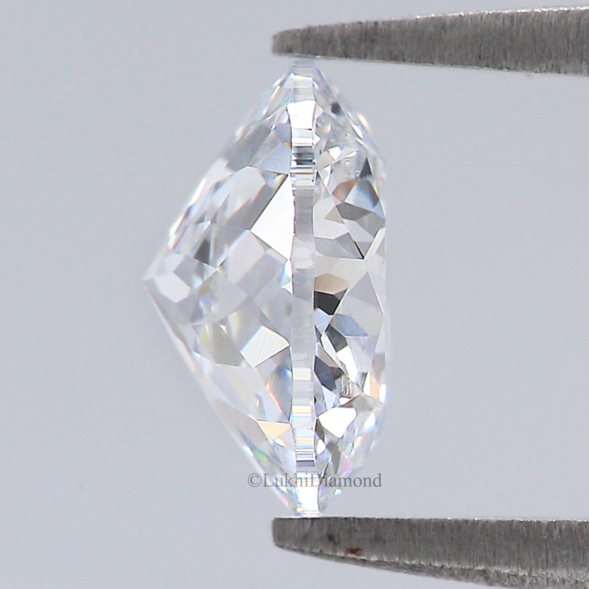 2.05 CT IGI Certified Round Portuguese Cut Diamond White - F Color VS2 Clarity Lab Grown Lab Created Round Modified Cut CVD Diamond L3239