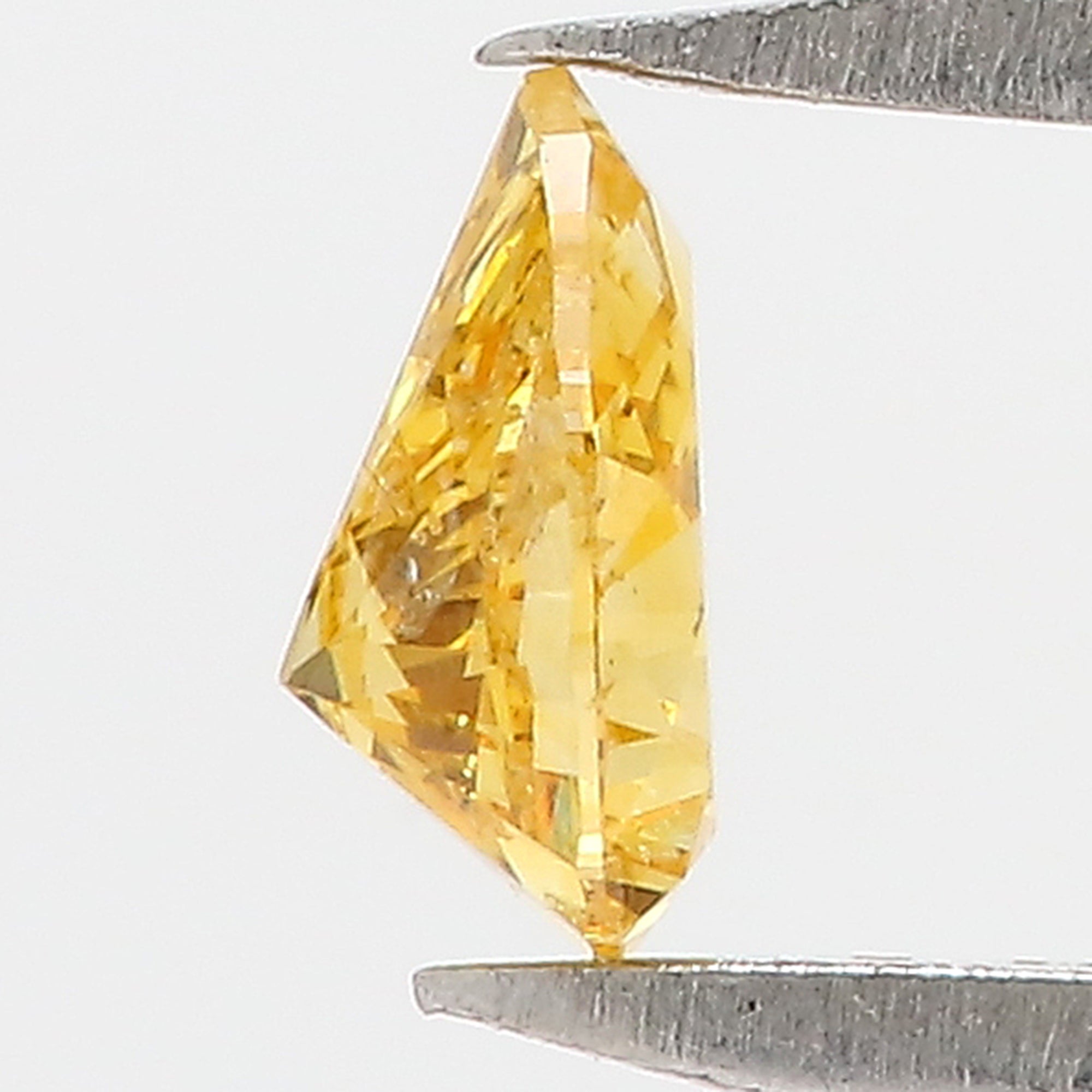 0.20 Ct Natural Loose Pear Shape Diamond Orange Color Pear Cut Diamond 4.50 MM Natural Loose Orange Color Pear Brilliant Cut Diamond QL5669