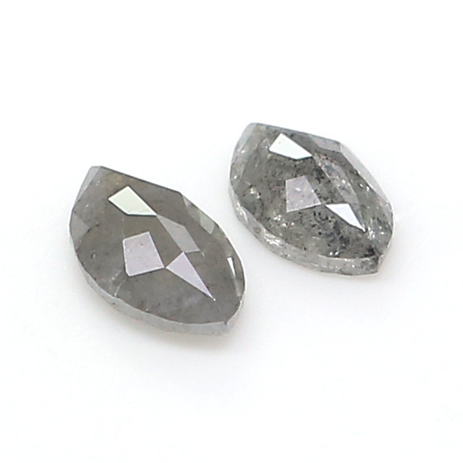 0.45 CT Natural Loose Marquise Cut Pair Diamond Grey Color Marquise Cut Diamond 5.90 MM Natural Grey Color Marquise Rose Cut Diamond KQ2697