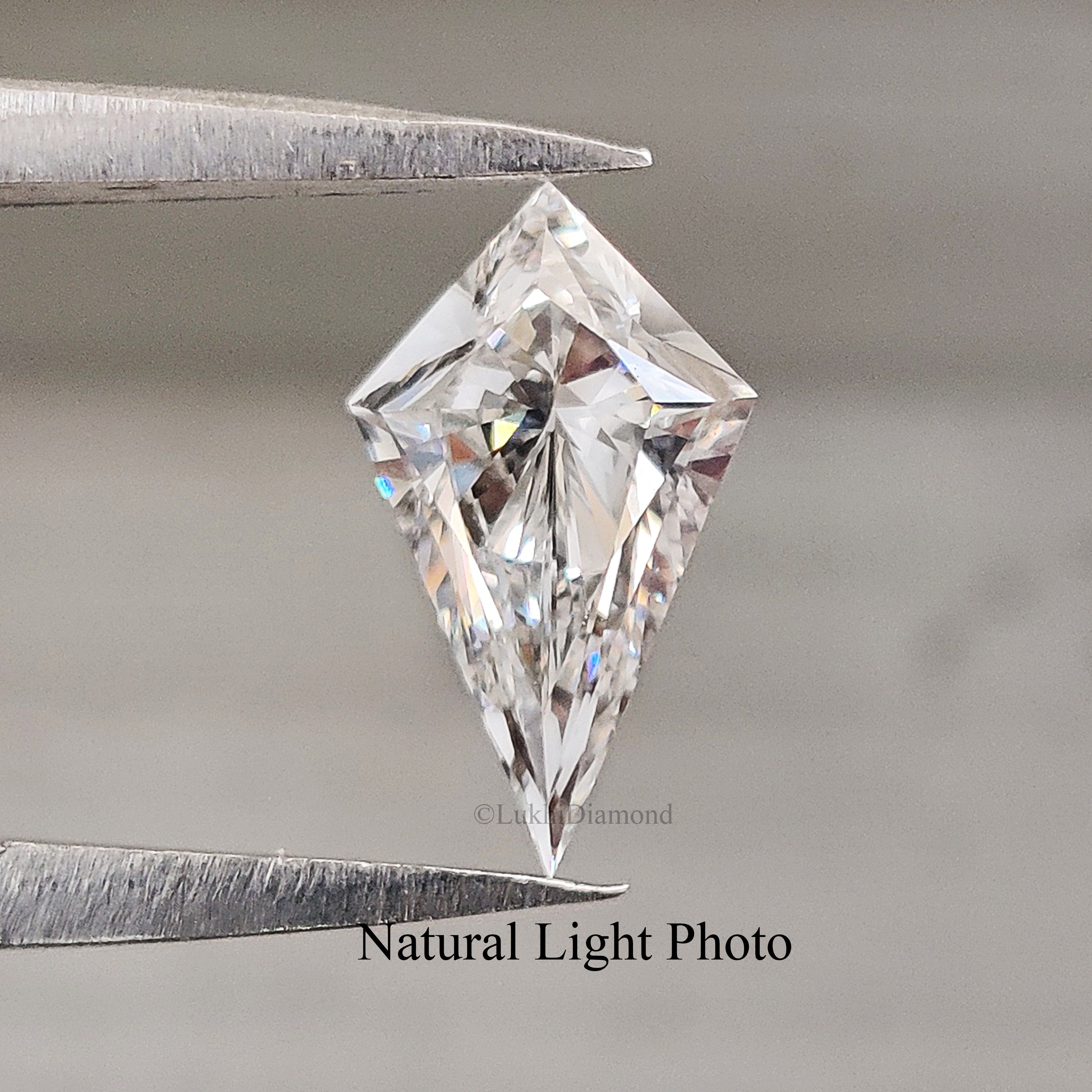 0.65 CT Kite Brilliant Cut White - F Color VS1 Clarity Diamond Lab Grown Diamond Lab Created Kite Loose Diamond Kite CVD Diamond Q166