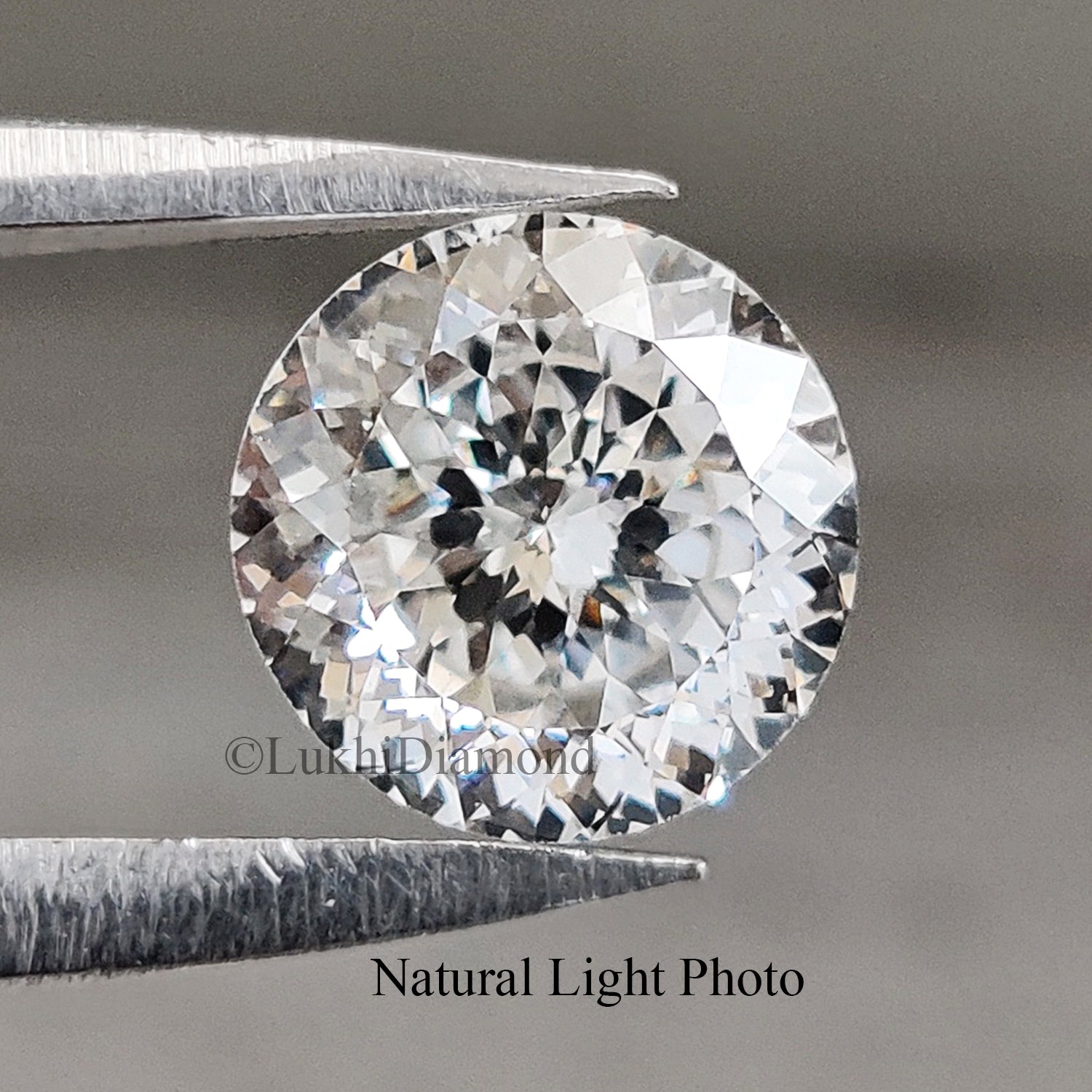 6 MM Round Portuguese Cut Diamond E/F Color VS Clarity Lab Grown Diamond Lab Created Loose Diamond Round CVD Diamond Q167