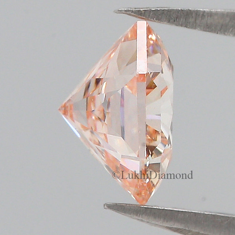 1.58 CT IGI Certified Octagonal Modified Brilliant Cut Fancy Pink Color VS2 Clarity Diamond Lab Grown CVD Diamond Lab Created Diamond L3207