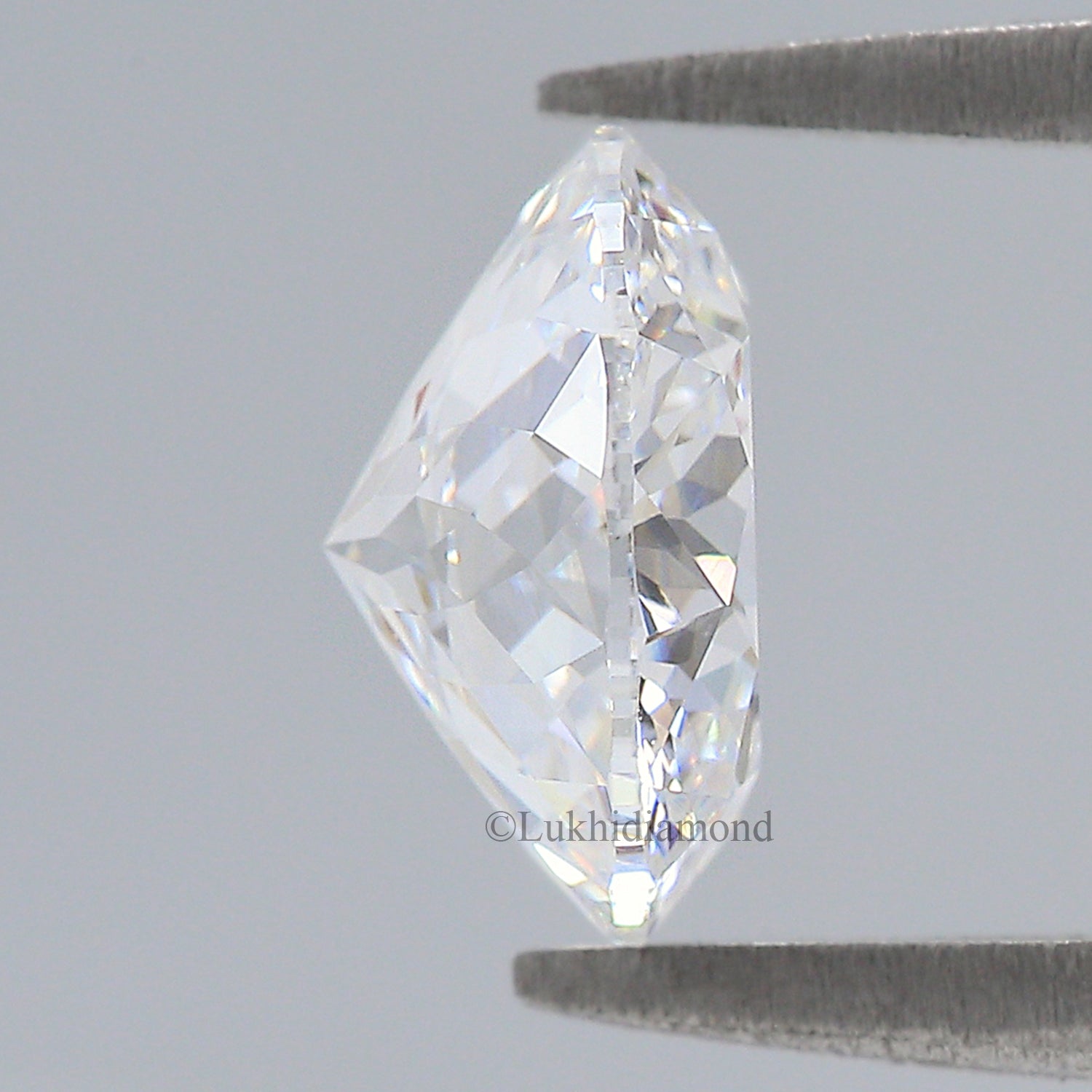 2.07 CT IGI Certified Round Portuguese Cut Diamond White - D Color VVS2 Clarity Lab Grown Lab Created Round Modified Cut CVD Diamond L3240