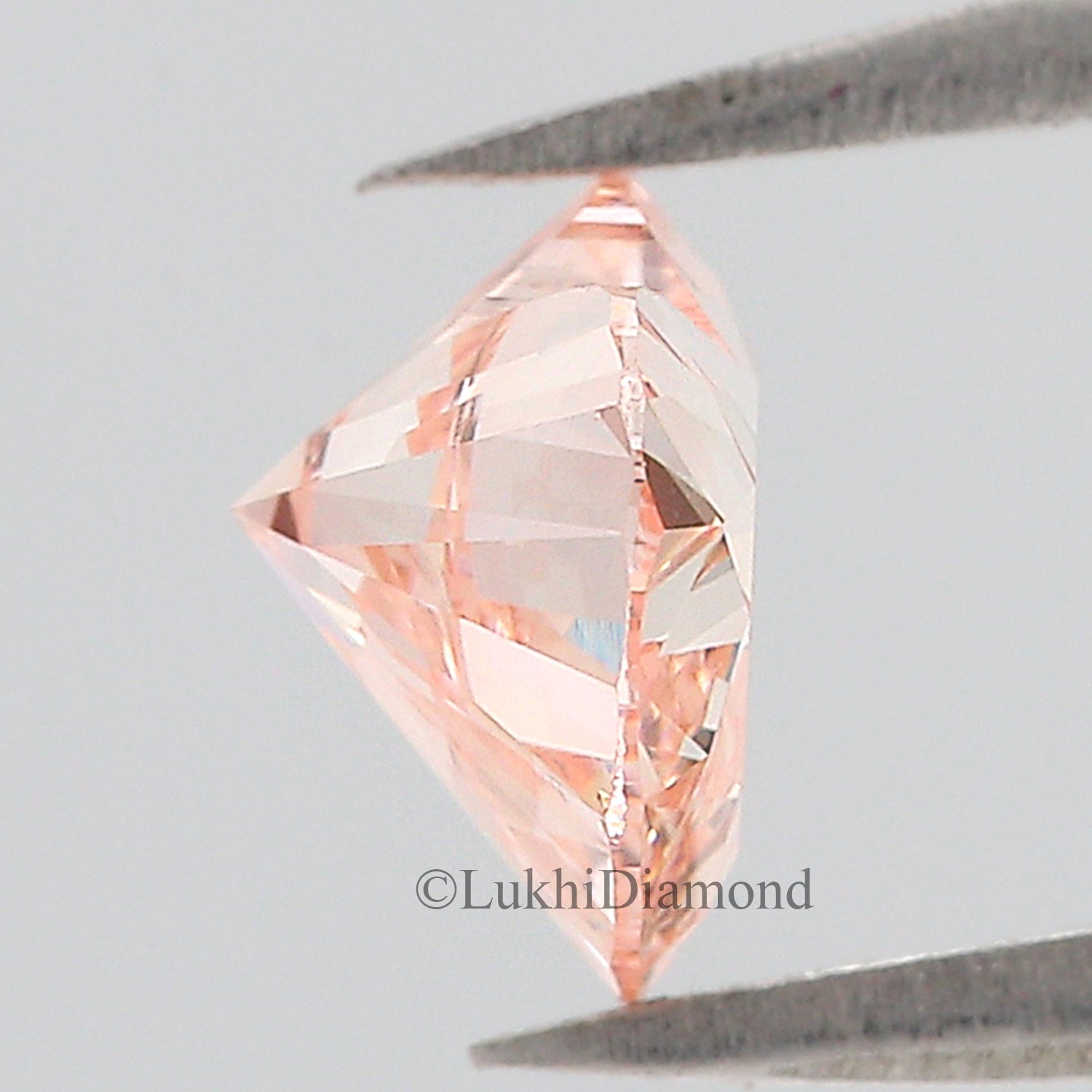 1.36 CT IGI Certified Heart Brilliant Cut Fancy Intense Pink Color VS1 Clarity Diamond Lab Grown Diamond Lab Created Heart CVD Diamond L3201