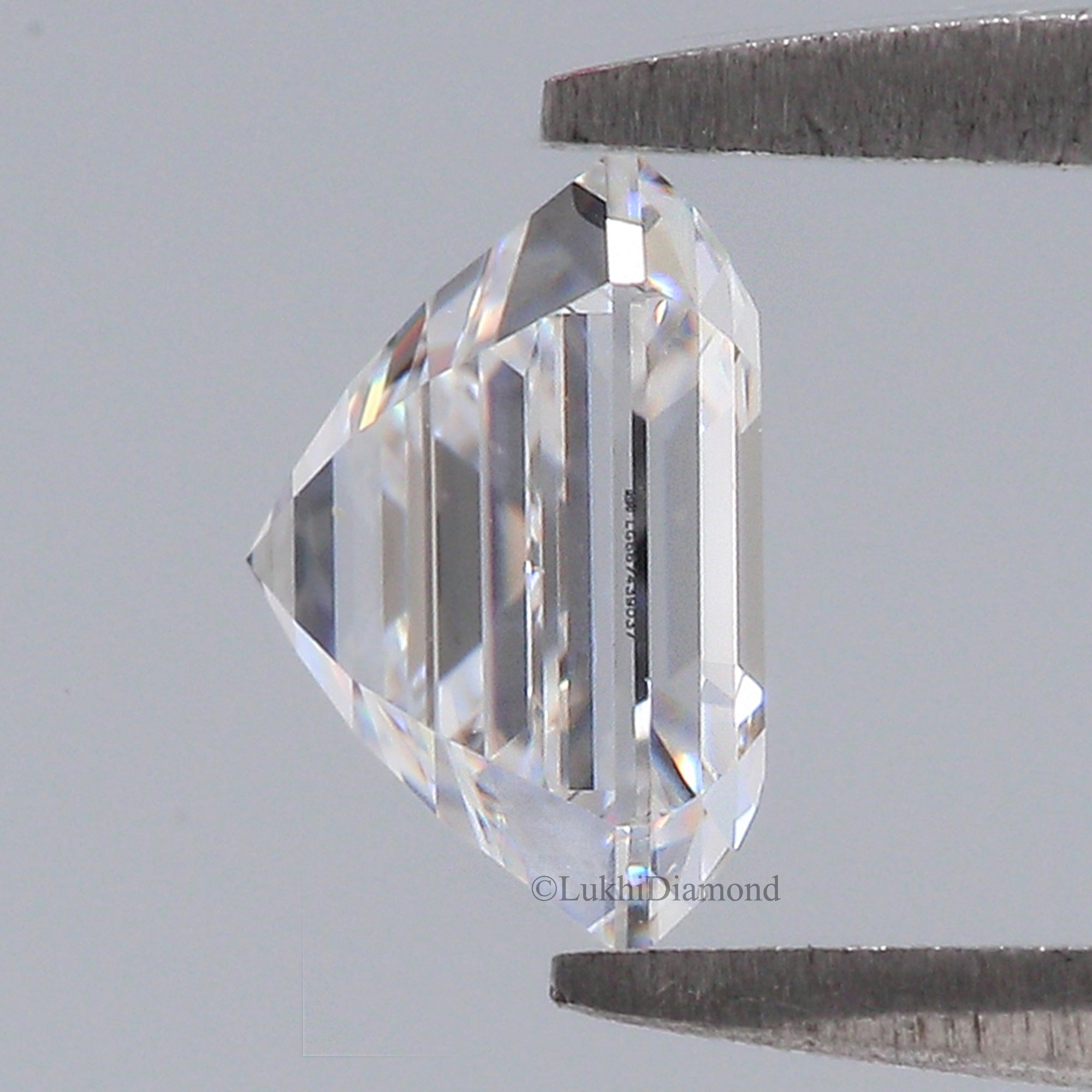 1.56 CT IGI Certified Square Emerald Cut Diamond White -D Color VVS2 Clarity Lab Grown Diamond Lab Created Emerald Diamond CVD Diamond L3246