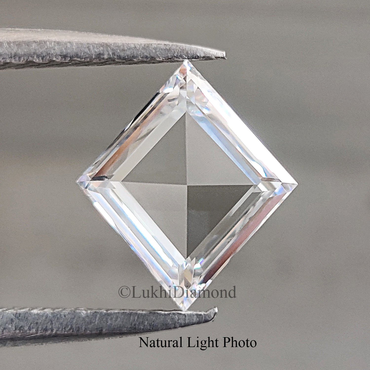 0.88 CT IGI Certified Kite Step Cut Diamond White - E Color VS1 Clarity Lab Grown Diamond Lab Created Kite Diamond Kite CVD Diamond Q170