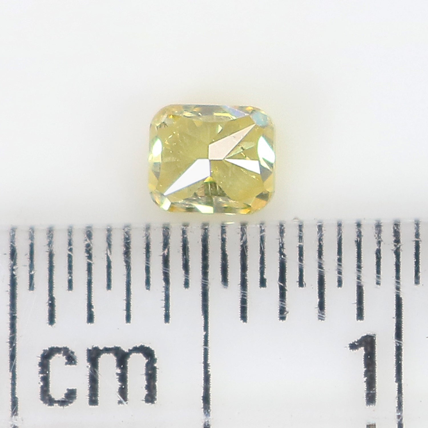 0.17 CT Natural Loose Cushion Shape Diamond Yellow Color Cushion Diamond 3.30 MM Natural Yellow Color Cushion Brilliant Cut Diamond LQ8639