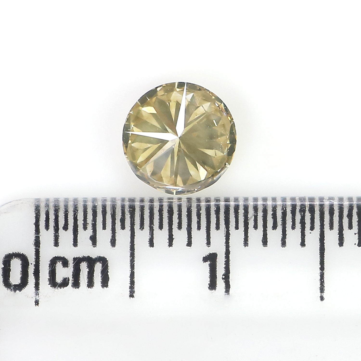 0.88 Ct Natural Loose Round Brilliant Cut Diamond Yellow Color Round Diamond 6.00 MM Natural Diamond Yellow Color Round Shape Diamond QL3061