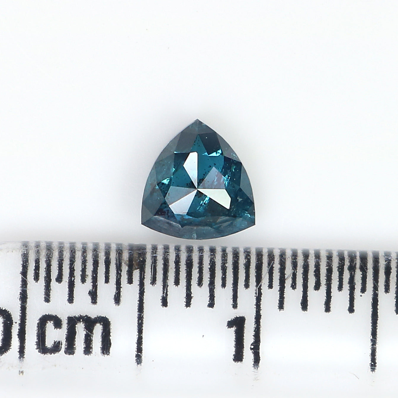 0.56 CT Natural Loose Triangle Shape Diamond Blue Color Triangle Cut Diamond 5.15 MM Natural Blue Triangle Shape Rose Cut Diamond QL3136