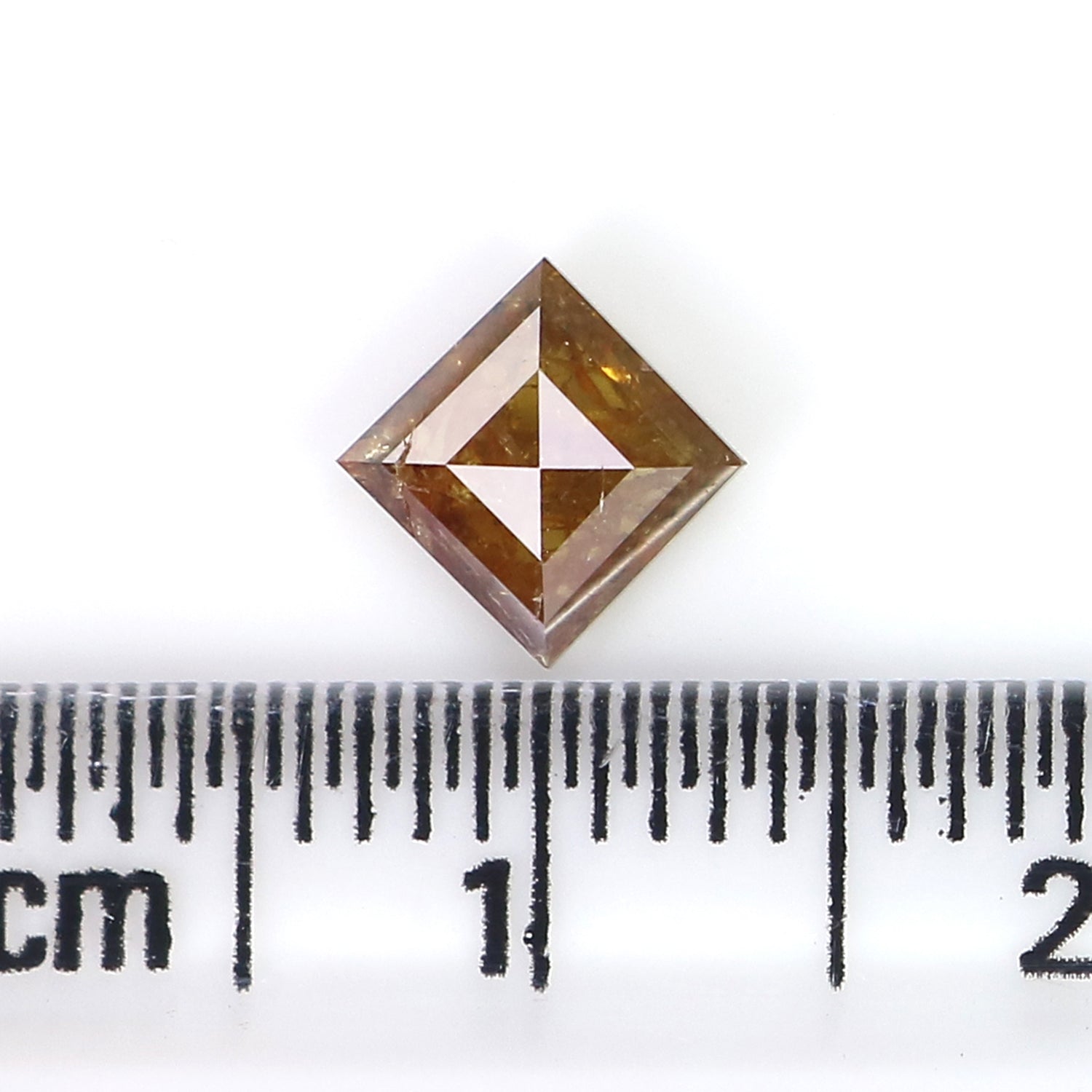 Natural Loose Kite Diamond, Brown Color Kite Cut Diamond, Natural Loose Diamond, Kite Rose Cut Diamond, 0.66 CT Kite Shape Diamond L311