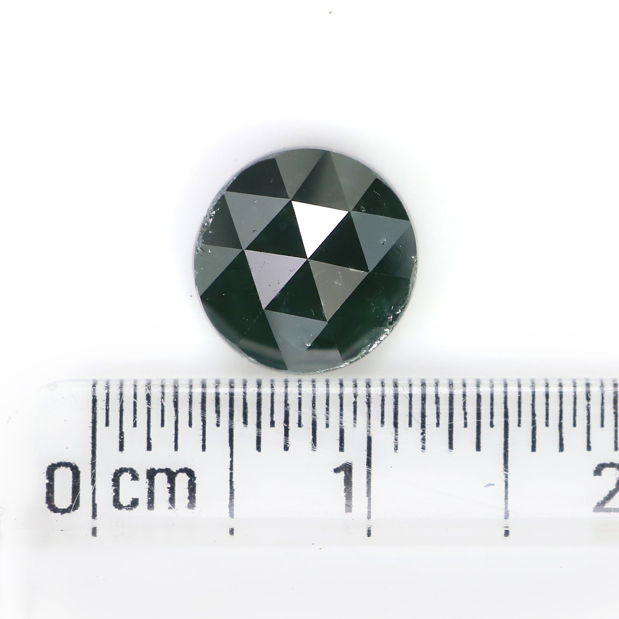 2.39 CT Natural Loose Round Rose Cut Diamond Green Color Round Shape Diamond 8.25 MM Natural Loose Green Color Round Rose Cut Diamond LQ5770