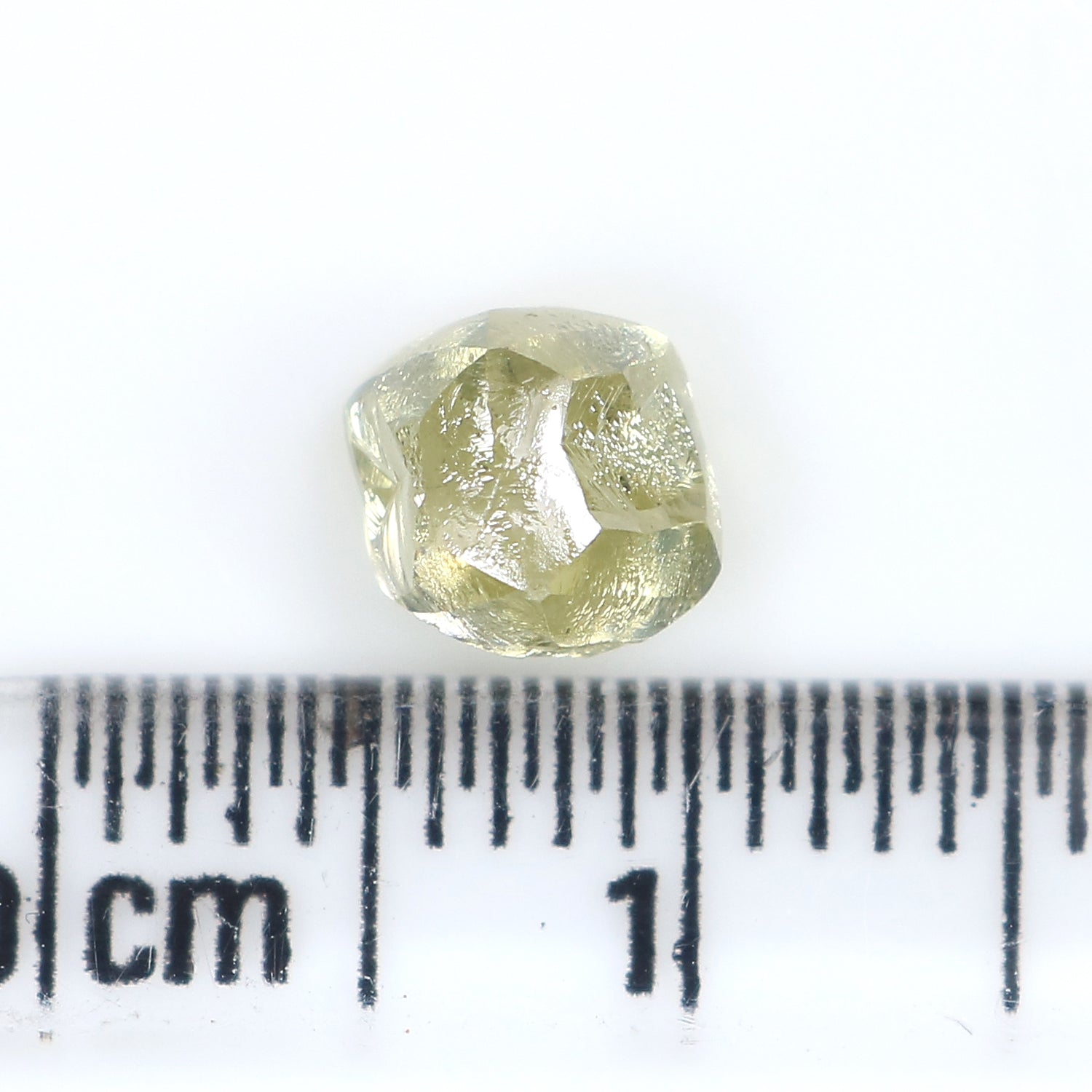 1.30 CT Natural Loose Rough Shape Diamond Light Yellow Color Rough Diamond 6.25 MM Natural Loose Yellow Diamond Rough Irregular Cut Diamond QL3124