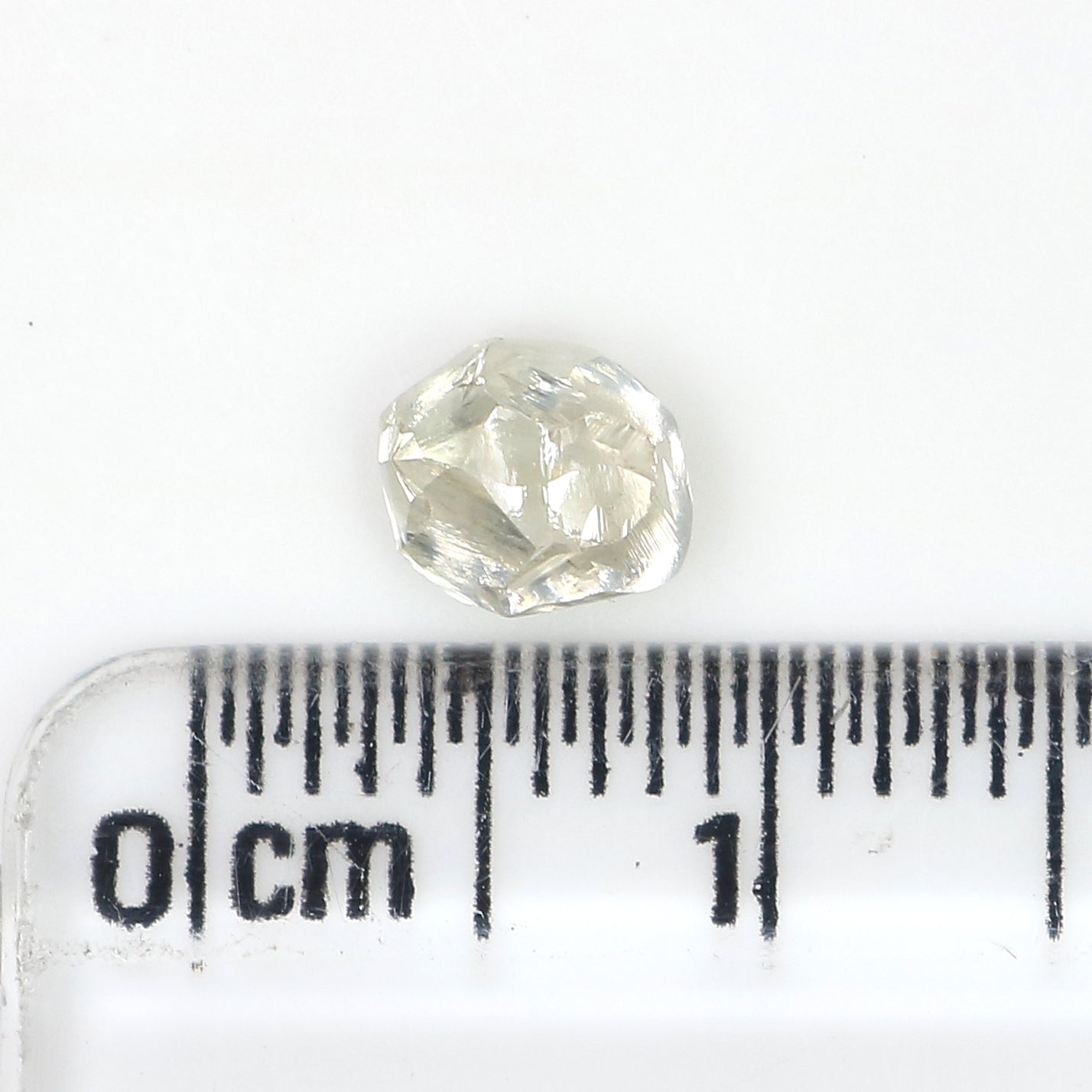 1.04 CT Natural Loose Rough Shape Diamond Milky White Color Rough Diamond 5.70 MM Natural Loose Diamond Rough Irregular Cut Diamond QL3115