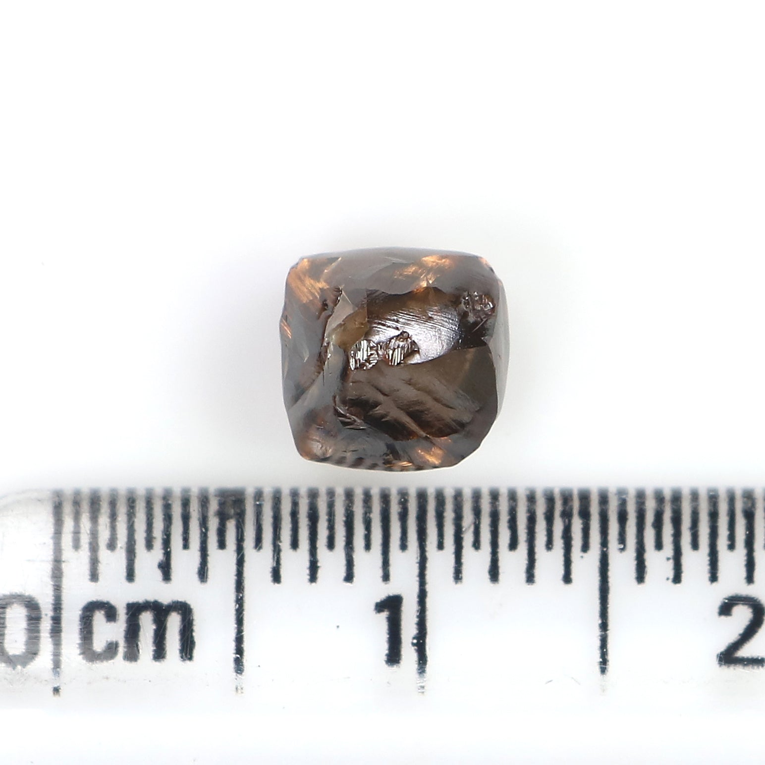 1.99 CT Natural Loose Rough Shape Diamond Brown Color Rough Cut Diamond 7.30 MM Natural Brown Diamond Rough Irregular Cut Diamond QL3103