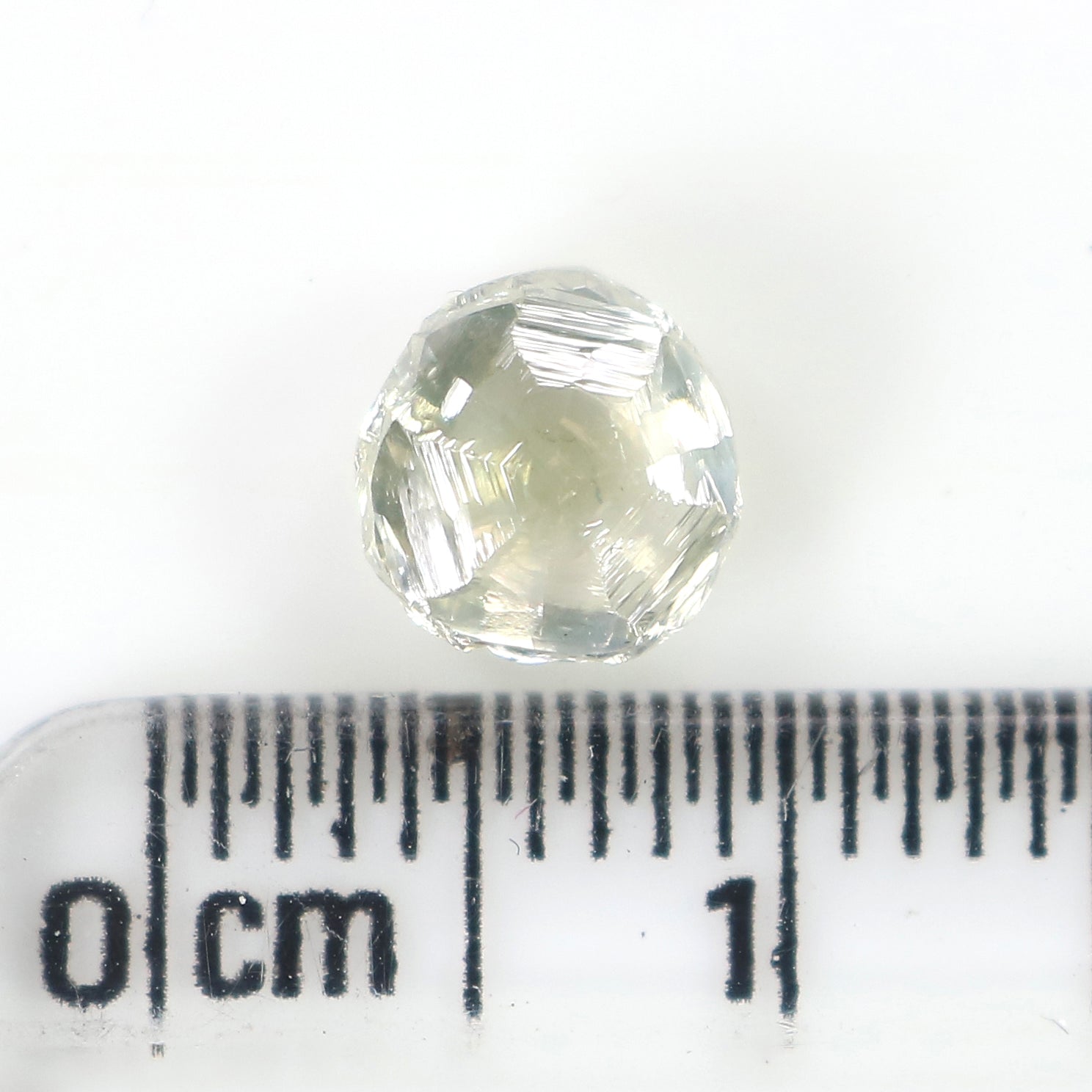 1.50 CT Natural Loose Rough Shape Diamond White Color Rough Diamond 6.35 MM Natural Loose White Diamond Rough Irregular Cut Diamond QL3119