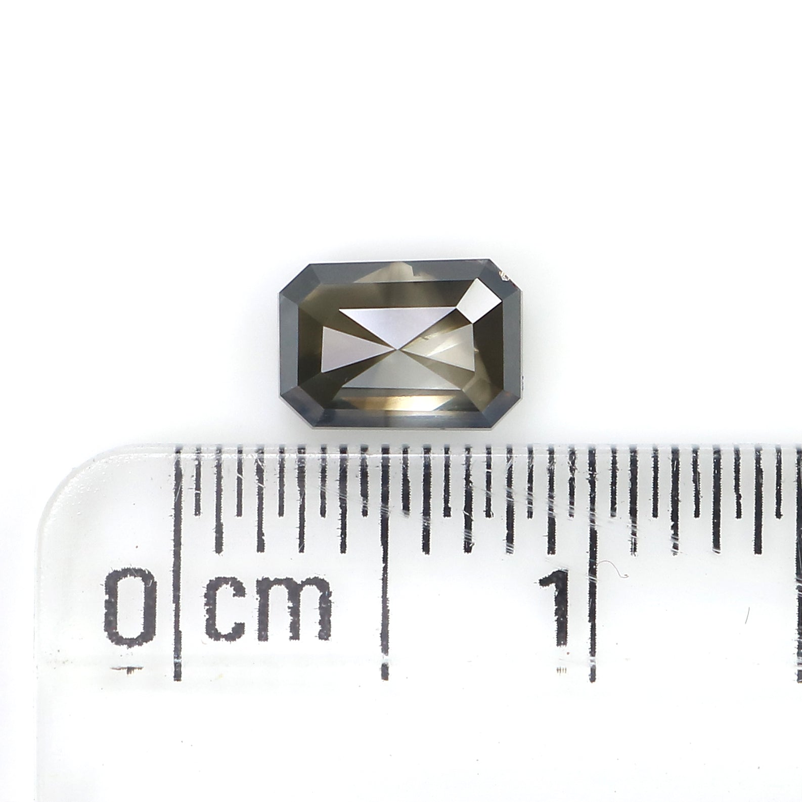 0.68 Ct Natural Loose Emerald Cut Diamond Brown Color Emerald Diamond 5.90 MM Natural Loose Diamond Brown Color Emerald Cut Diamond QL8902